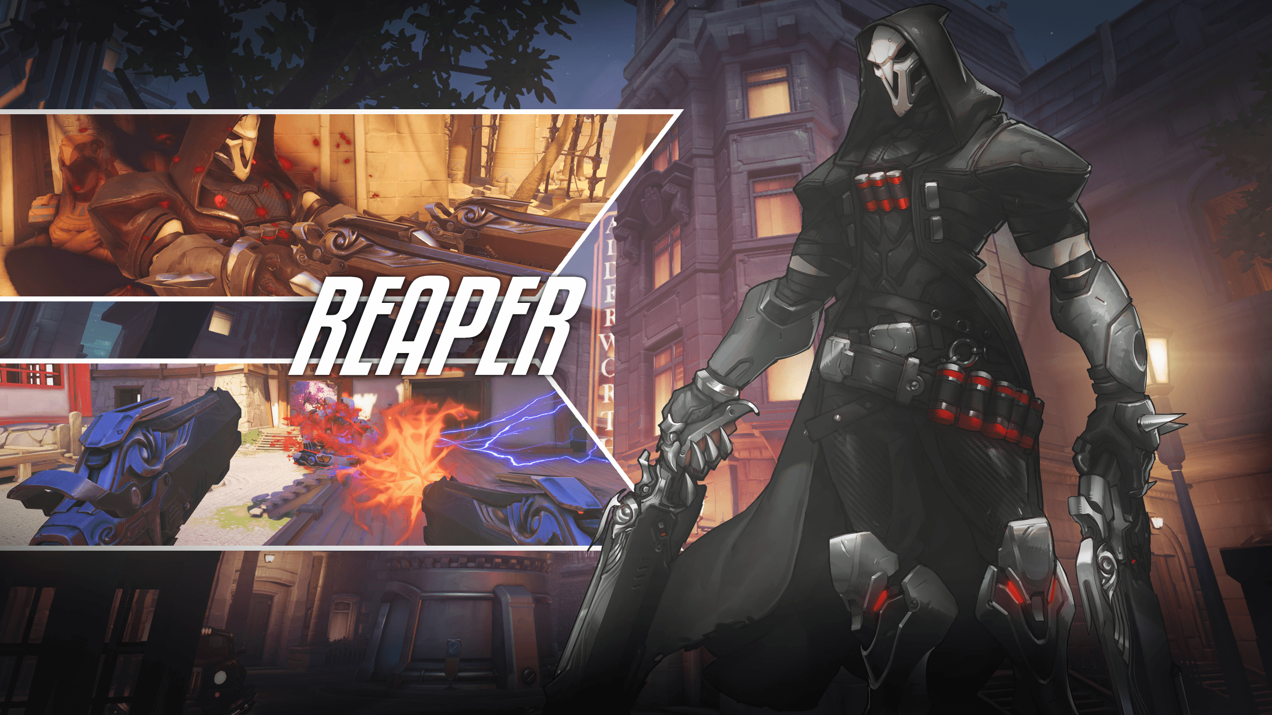 2560x1440 Vídeo Game Overwatch Reaper (Overwatch) Papel de Parede, Desktop