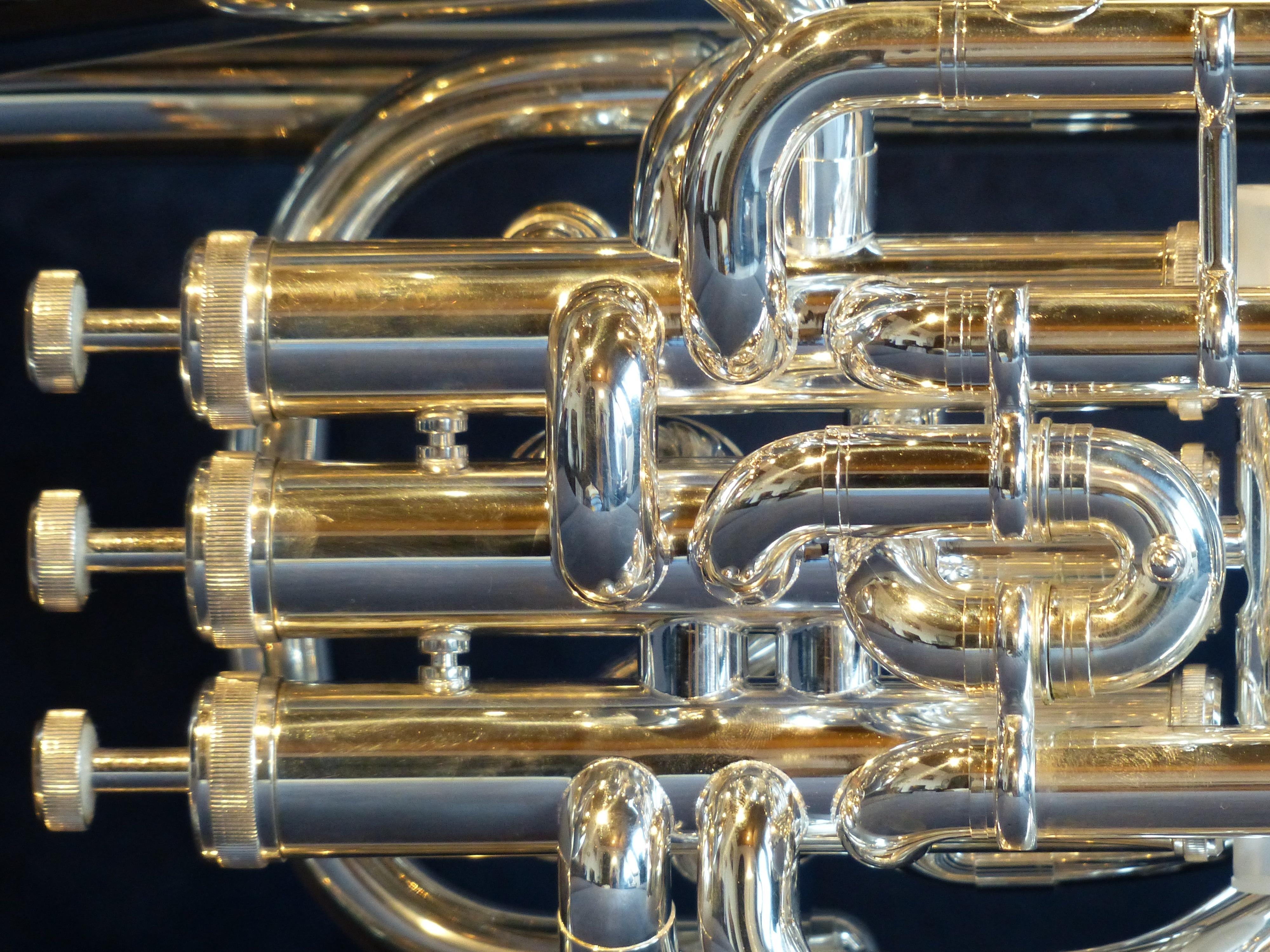 4000x3000 Euphonium, Brass Instrument, Instrument, music, trumpet free image, Desktop