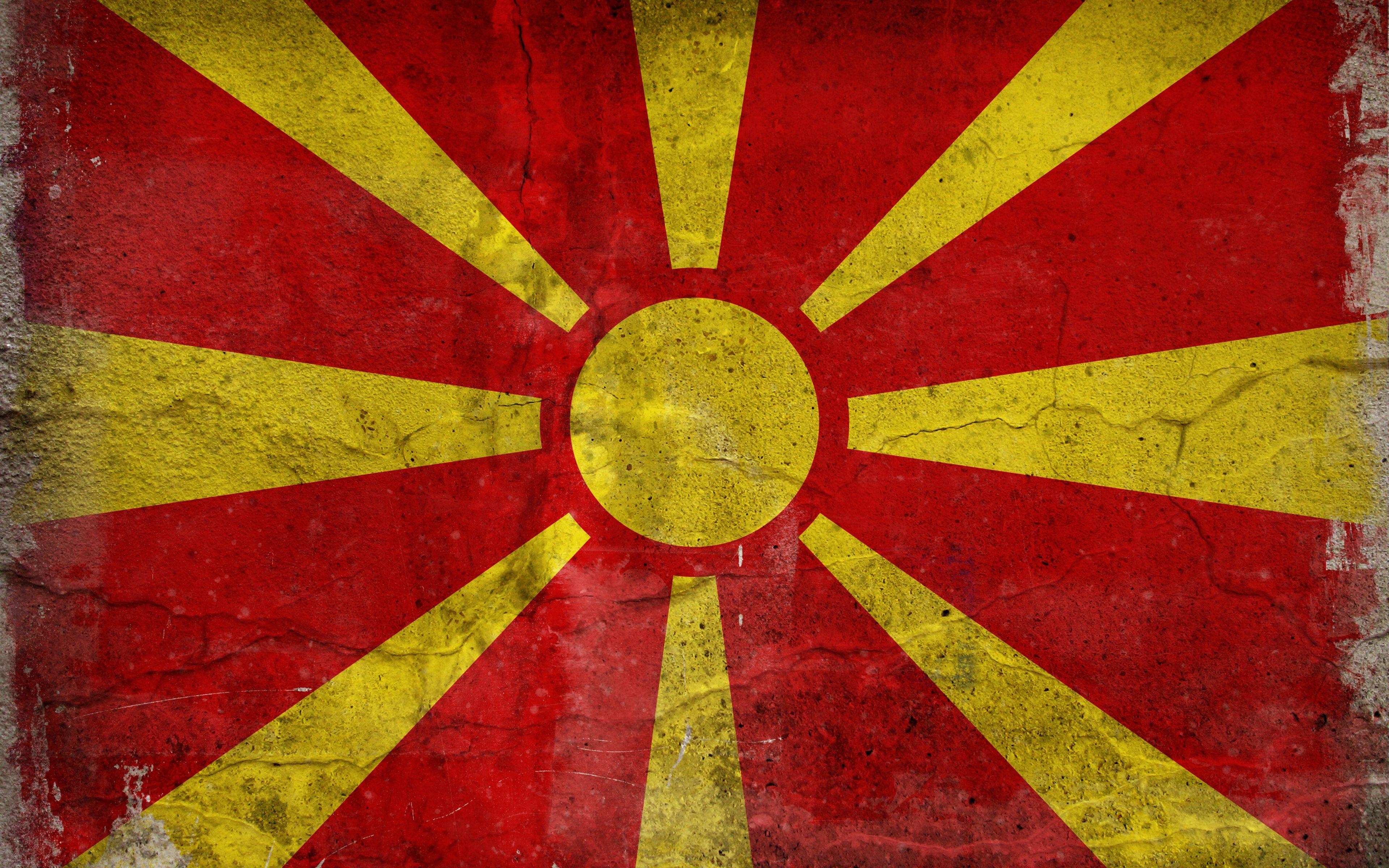 3840x2400 Macedonia flag, Desktop