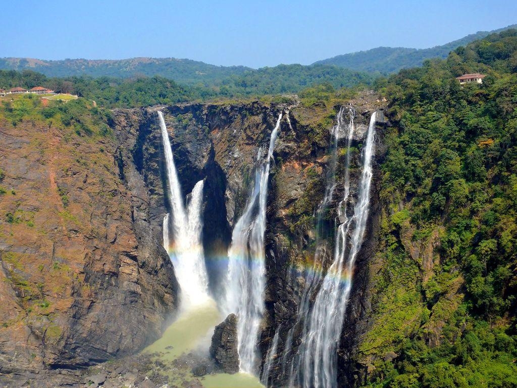 1030x770 Jog Falls Karnataka India Nature HD Wallpaper Widescreen Desktop, Desktop