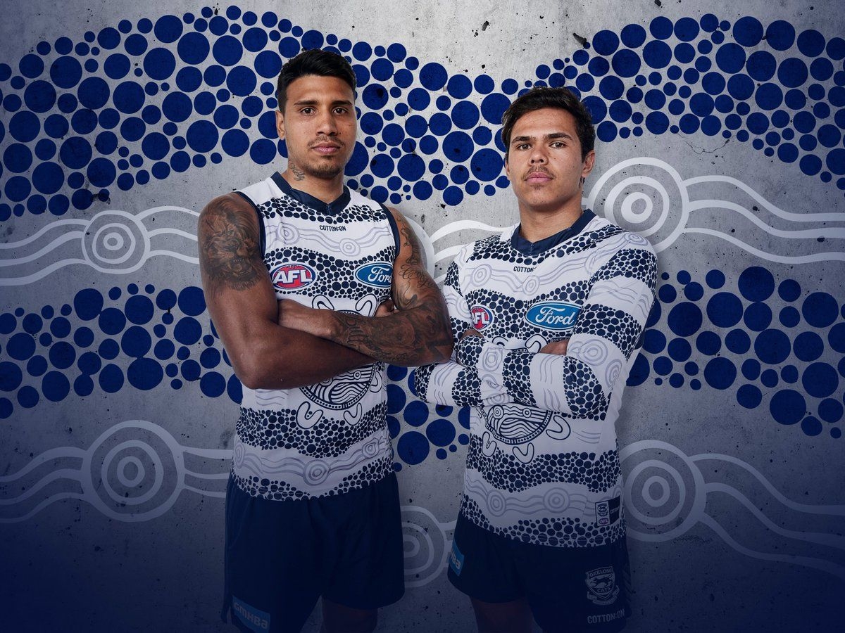 1200x900 Geelong Cats 2018 Indigenous Guernsey, which will be worn in rounds 10 and 11 #StandProud #WeAreGeelong GRAB YOURS, Desktop