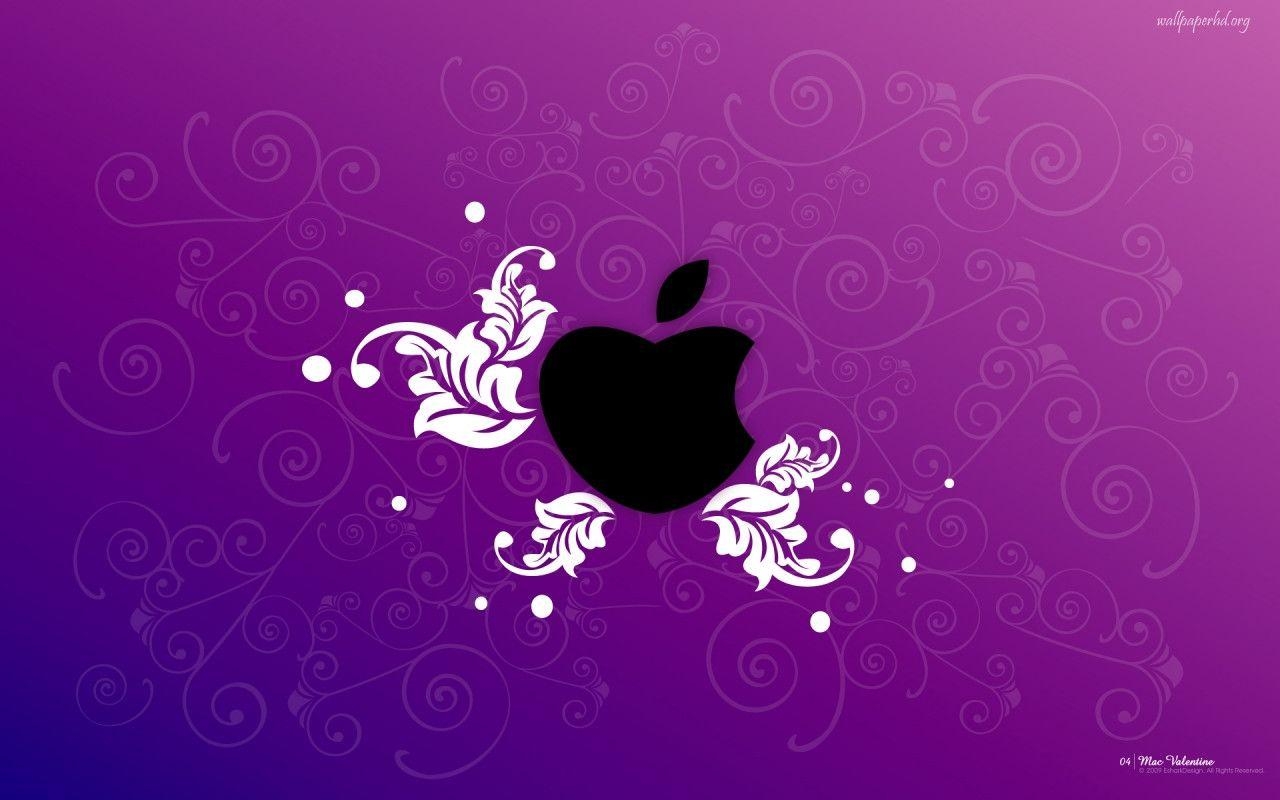 1280x800 Purple Apple Wallpaper and Background, Desktop