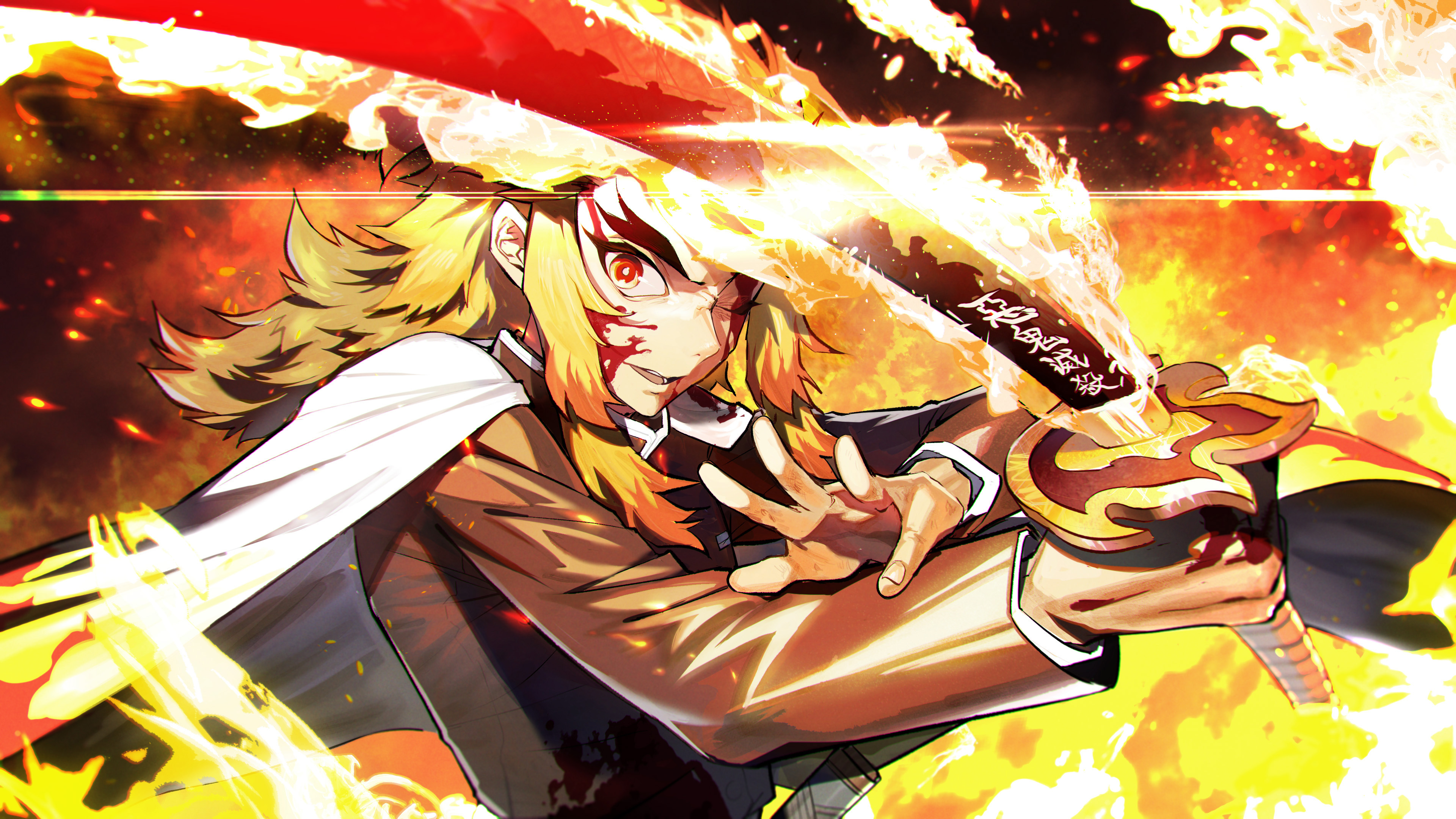 3840x2160 Rengoku Kyoujurou no Yaiba Wallpaper Anime Image Board, Desktop