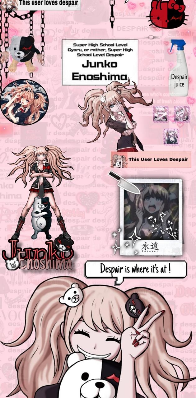 630x1280 Junko Enoshima wallpaper, Phone