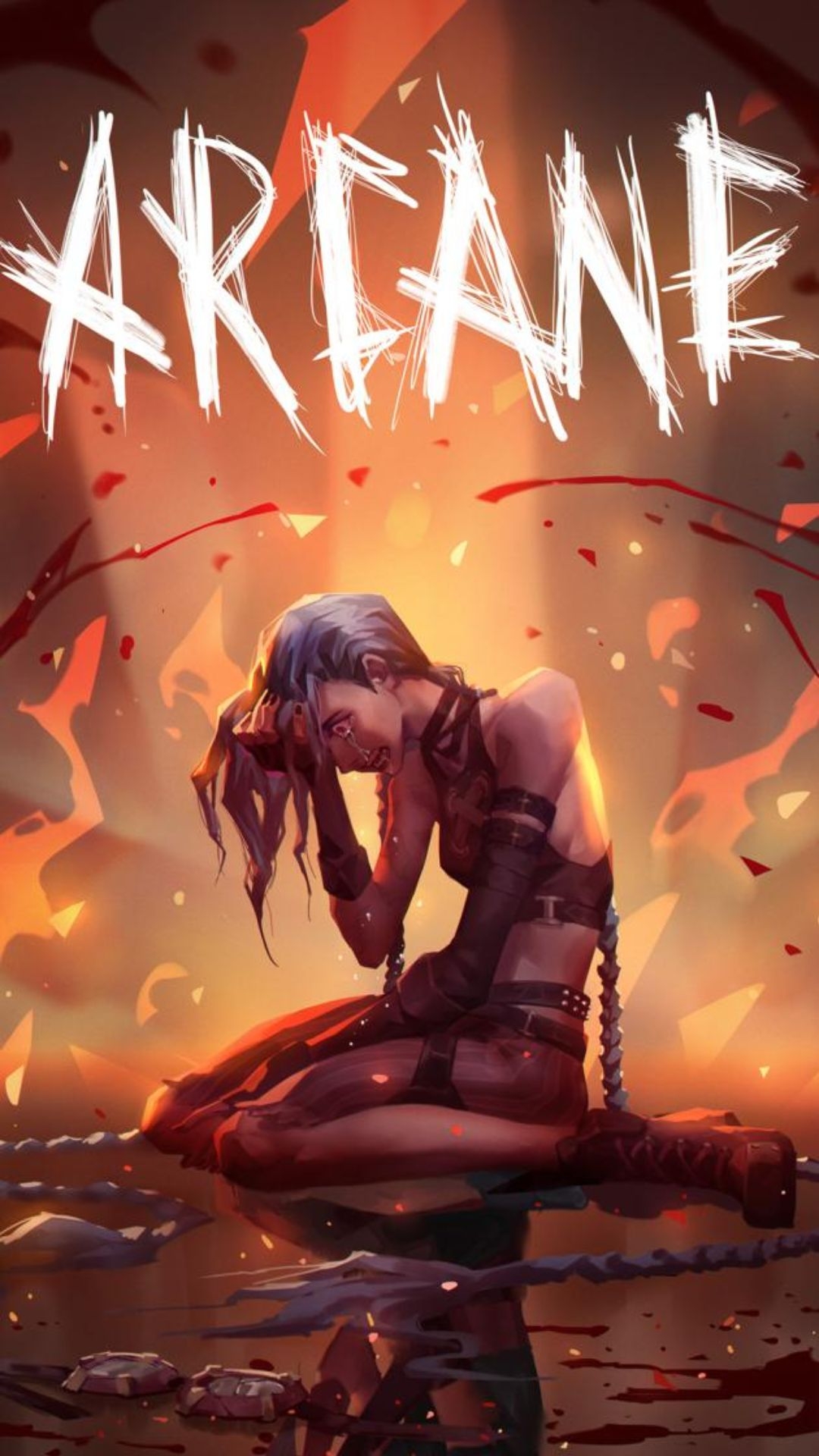 1080x1920 Arcane Jinx Wallpaper Arcane Jinx Background Download, Phone