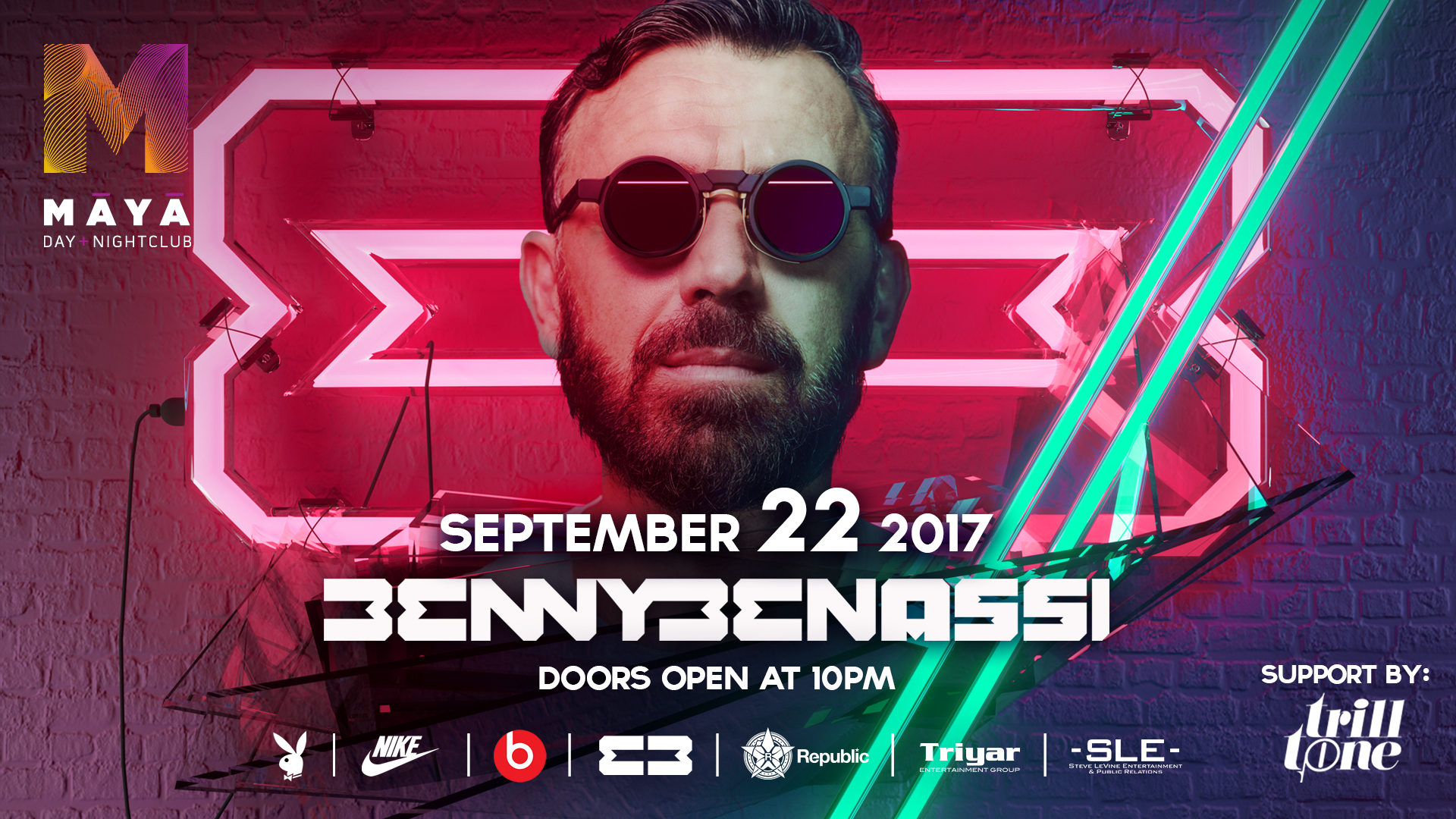 1920x1080 SHOW ANNOUNCEMENT: Benny Benassi [Friday September 22nd, 2017], Desktop