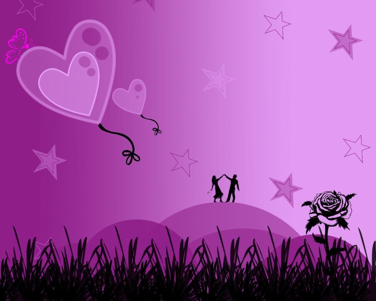 1280x1030 Purple Love Wallpaper 45740 HD Picture. Top Wallpaper Desktop, Desktop