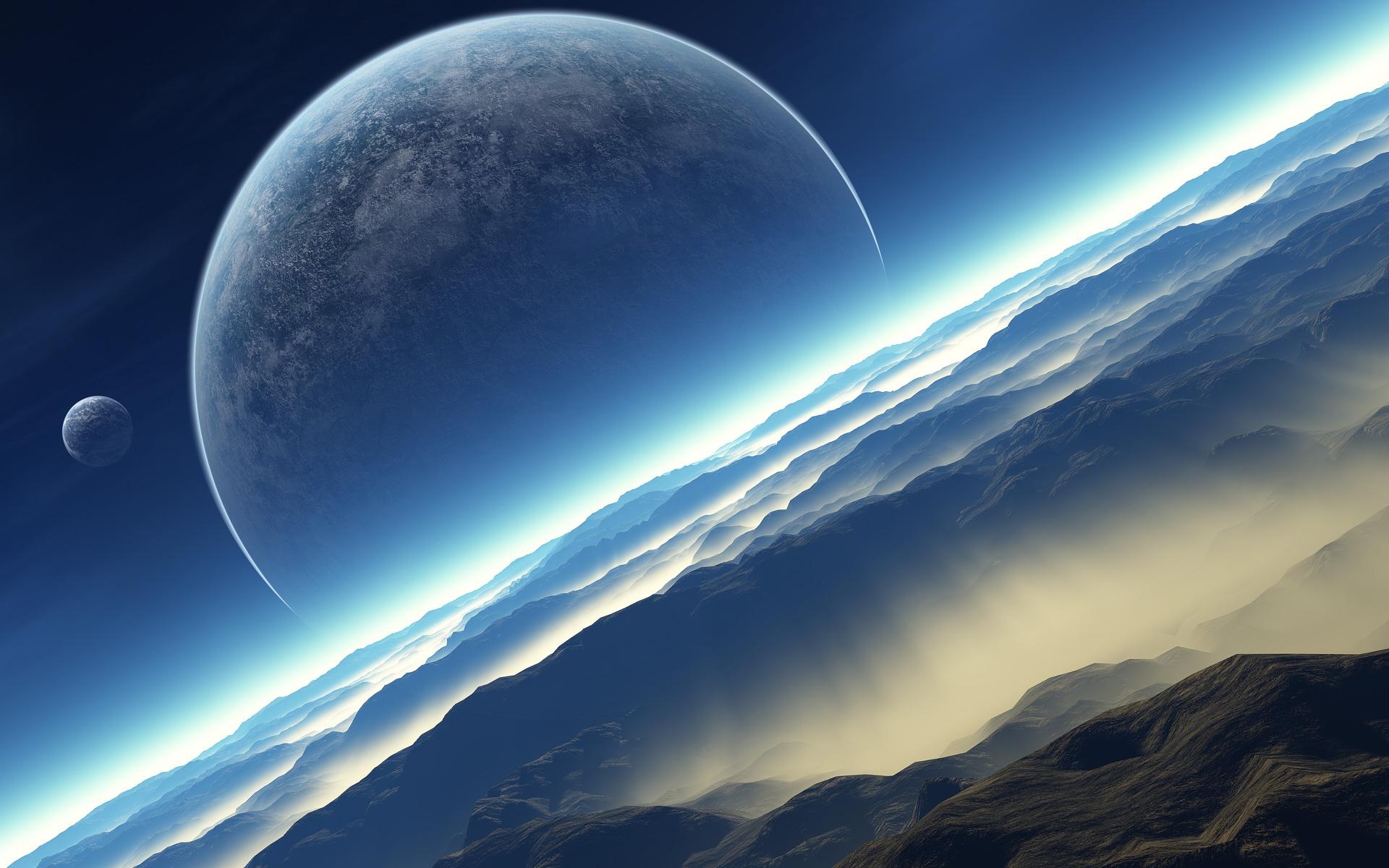 1920x1200 3D Space Scene Wallpaperx1200, Desktop