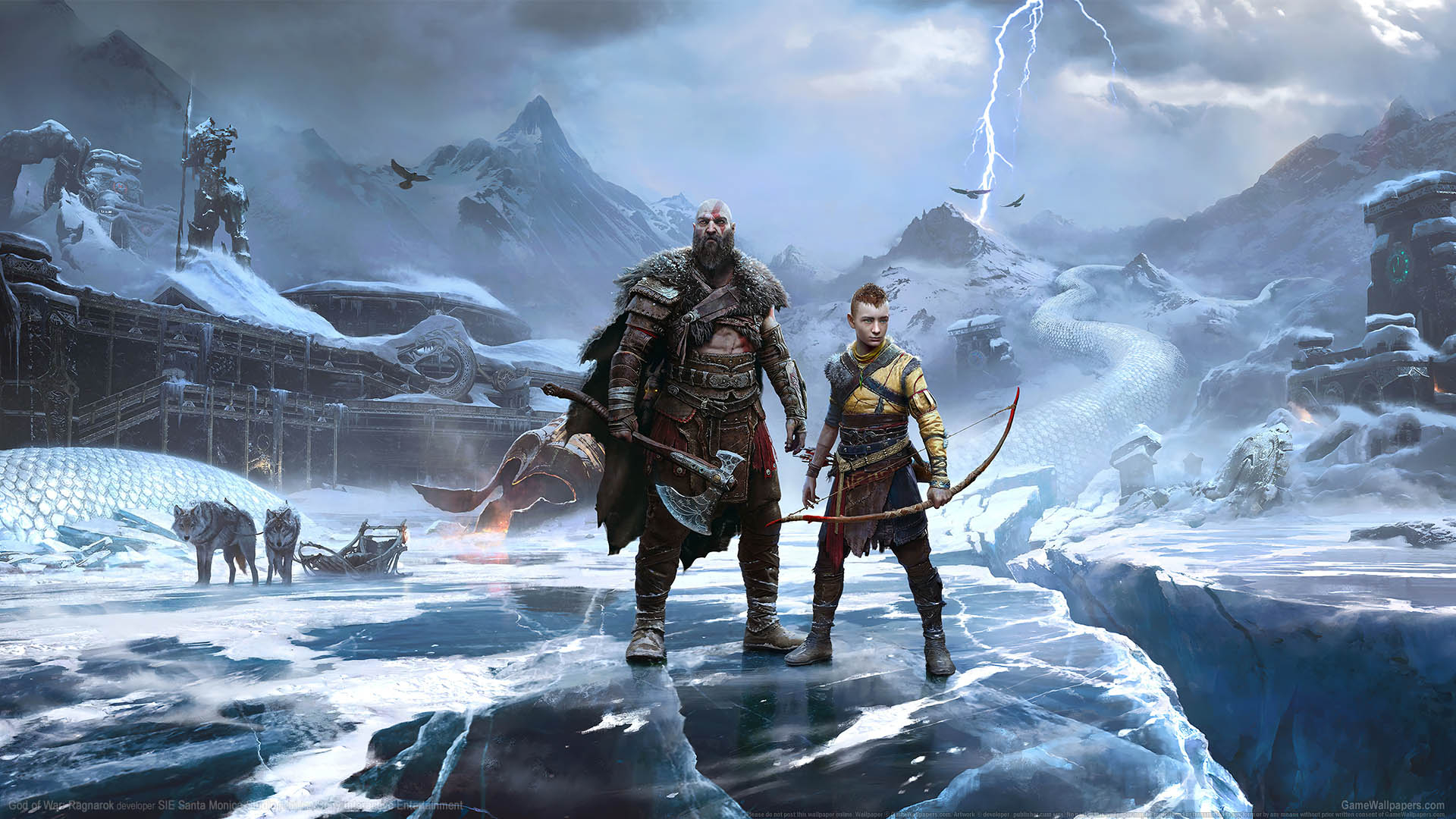 1920x1080 God of War: Ragnarok wallpaper 01, Desktop