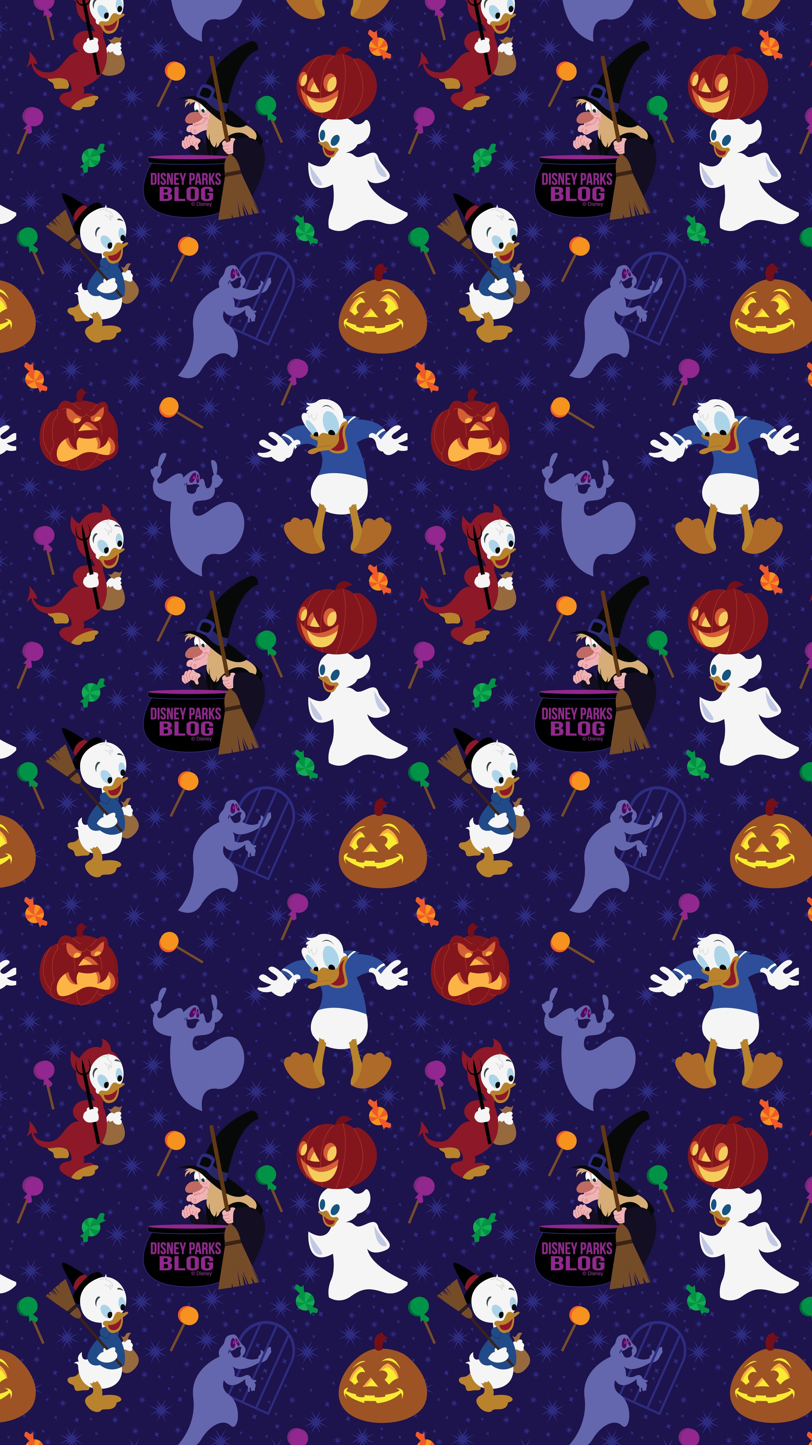 3130x5560 Donald Duck Halloween Wallpaper, Phone