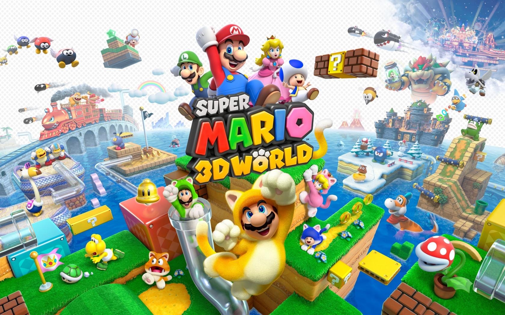 1680x1050 Super Mario 3D World Wallpaper in jpg format for free download, Desktop