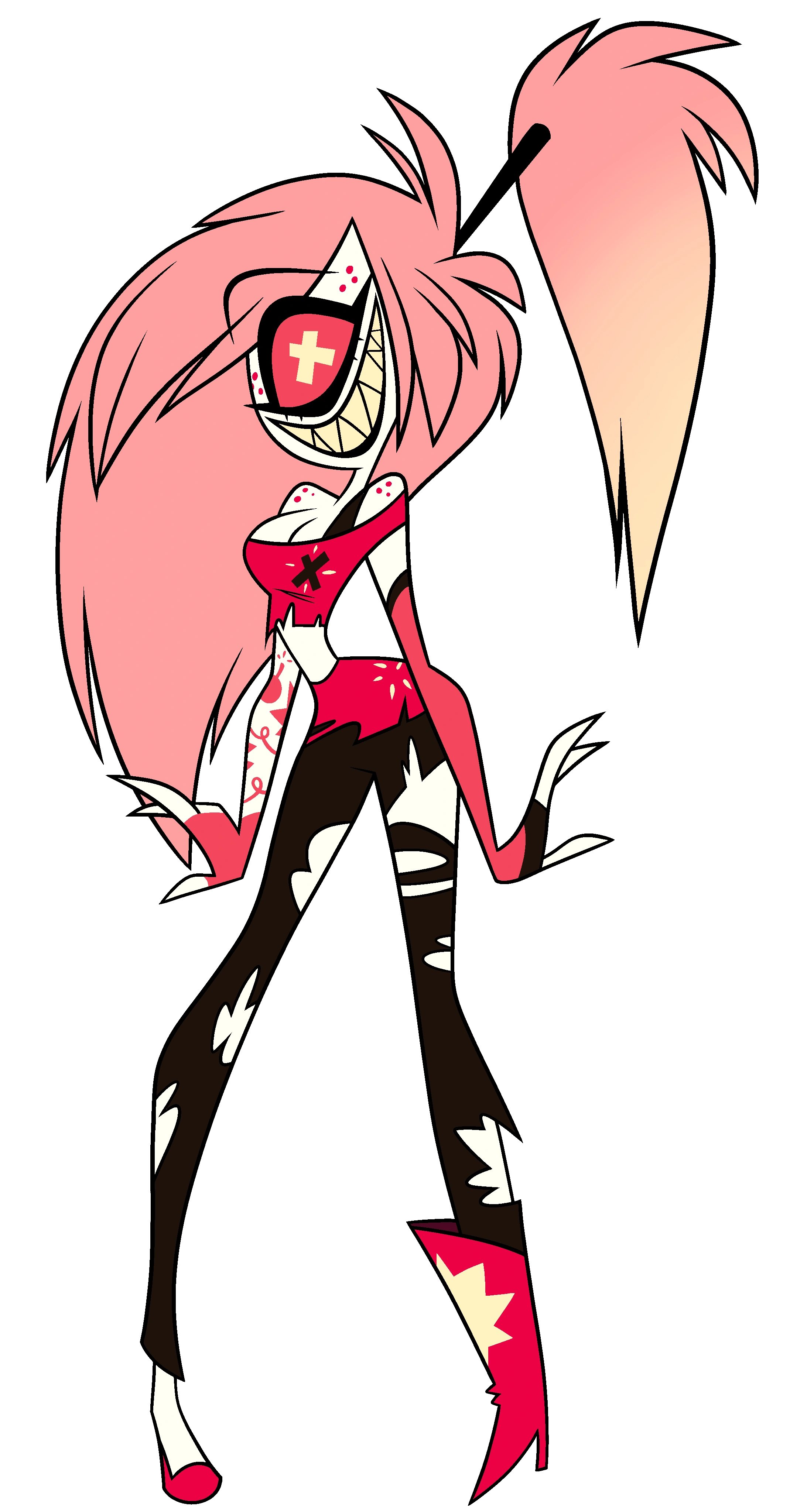 2140x4100 Cherri Bomb. Hazbin Hotel: Journey to the Light, Phone