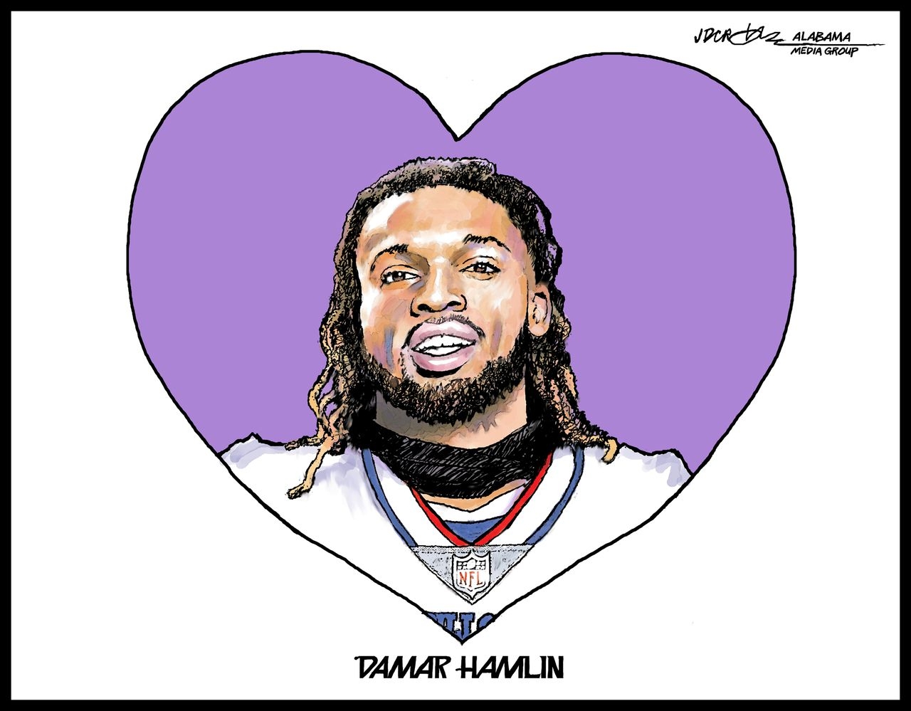 1280x1000 Love and prayers for Damar Hamlin; gratitude to first responders, Desktop