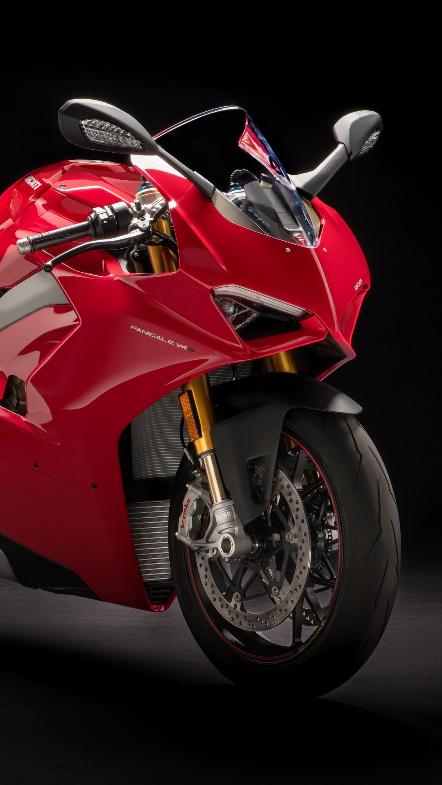 1440x2560 Wallpaper Ducati Panigale V4 S, 4K, Automotive / Bikes, Phone