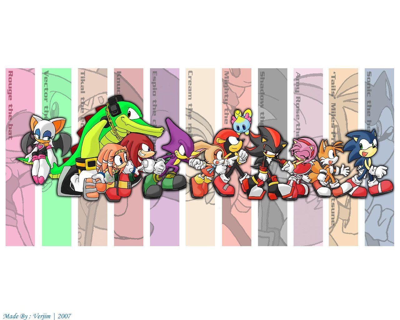 1280x1030 Sonic Characters and friends Wallpaper, Desktop