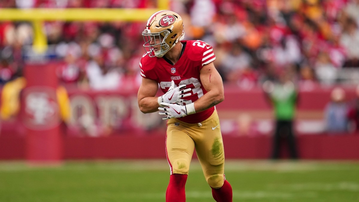 1200x680 Christian McCaffrey Props Popular for 49ers vs. Seahawks, Desktop