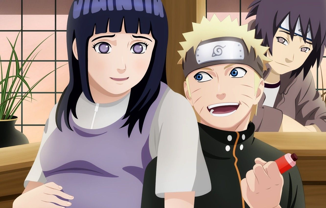 1340x850 Wallpaper game, anime, pretty, ninja, asian, cute, manga, shinobi, japanese, Hyuuga Hinata, byakugan, Uzumaki Naruto, oriental, jinchuuriki, asiatic, live action image for desktop, section сёнэн, Desktop