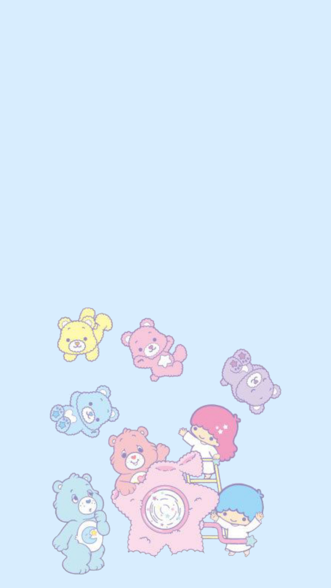 1090x1920 Little Twin Stars x Care Bears.es, Phone