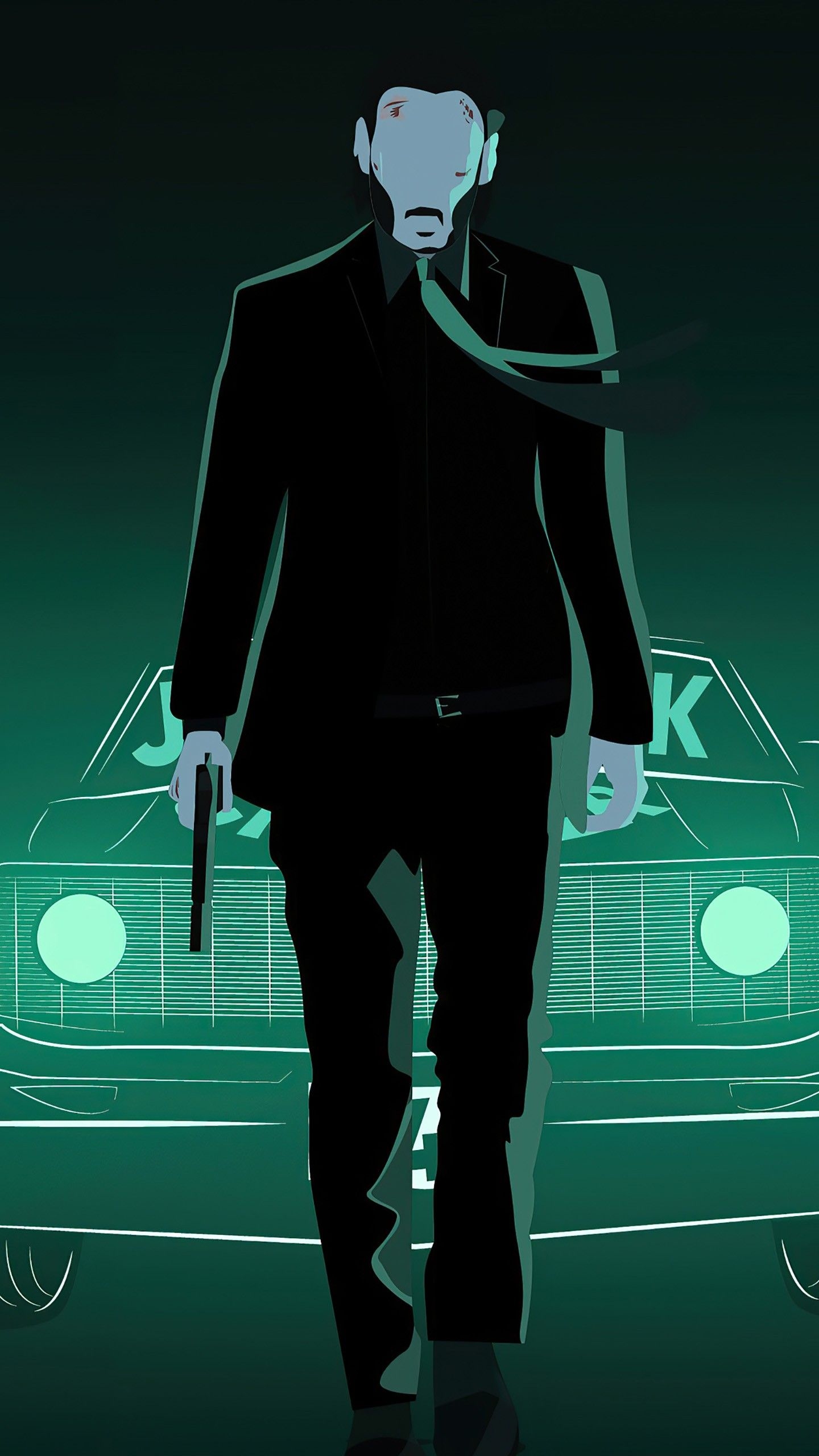 1440x2560 John Wick Chapter 4 Art 4K HD Wallpaper, Phone