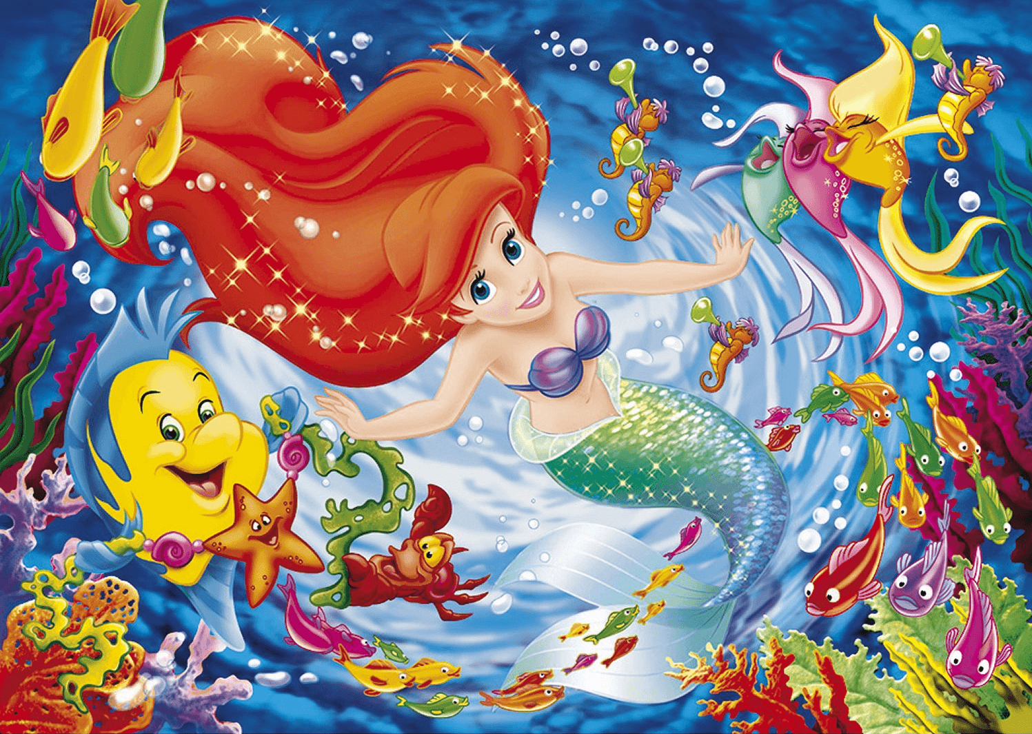 1500x1070 The Little Mermaid Ariel Wallpaper for FB Cover, Desktop