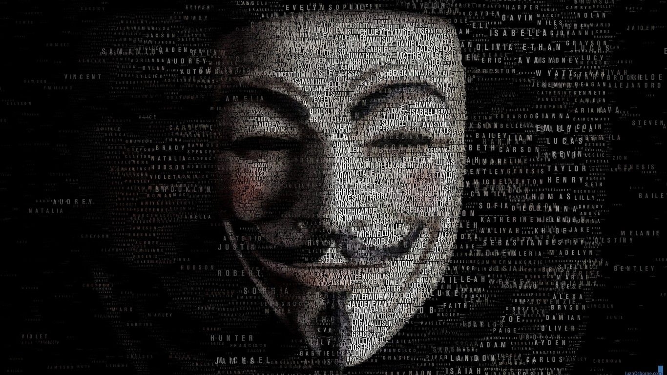 1370x770 Anonymous Hacker Wallpaper, Desktop