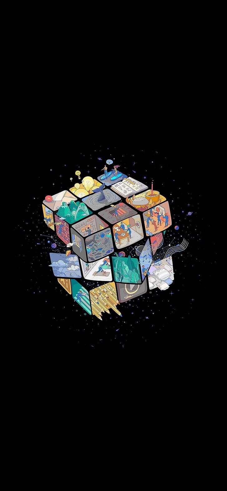 730x1580 Rubik 1080P, 2K, 4K, 5K HD wallpaper free download, Phone