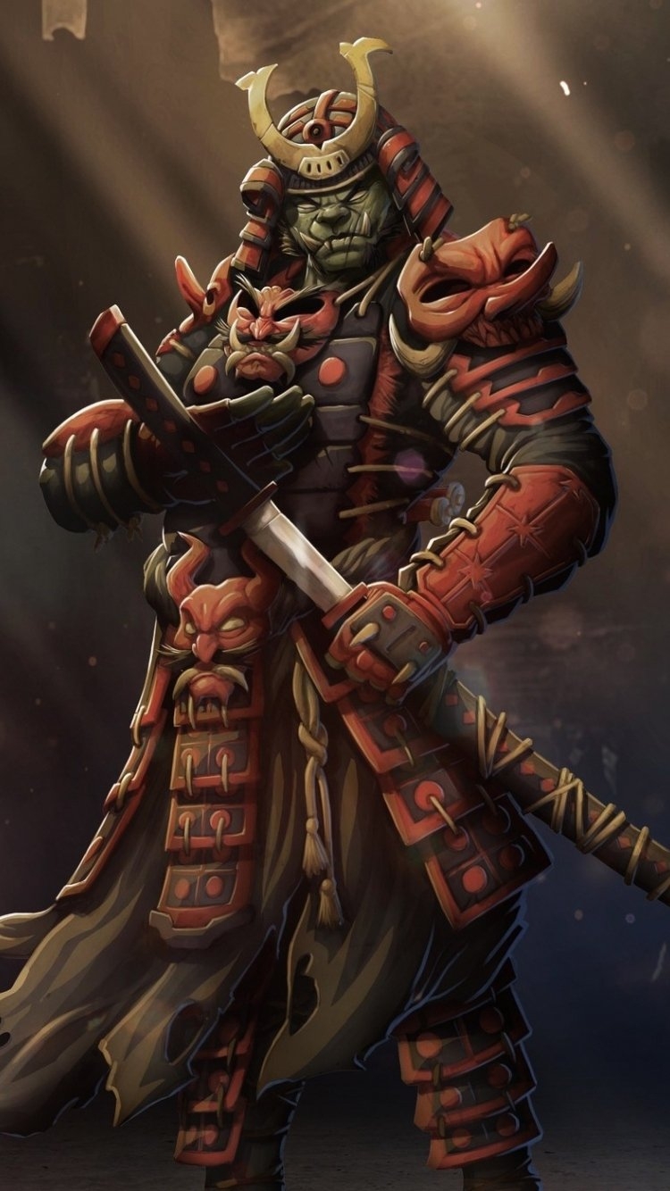 750x1340 Download fantasy, artwork, samurai  wallpaper, iphone iphone  HD image, background, 20908, Phone