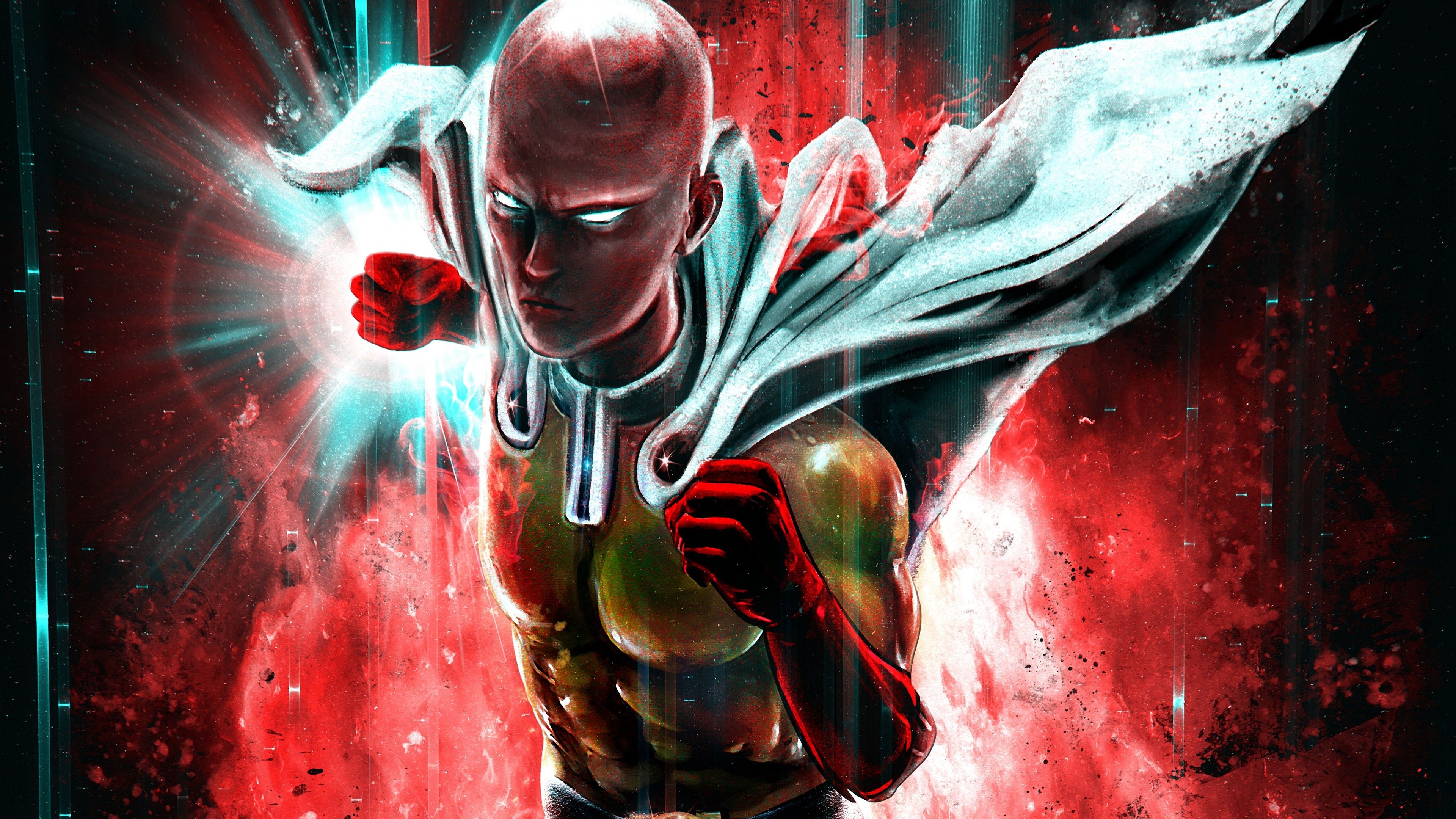 3840x2160 Wallpaper One Punch Man, Japanese superhero, Webcomic, 4K, 8K, Desktop