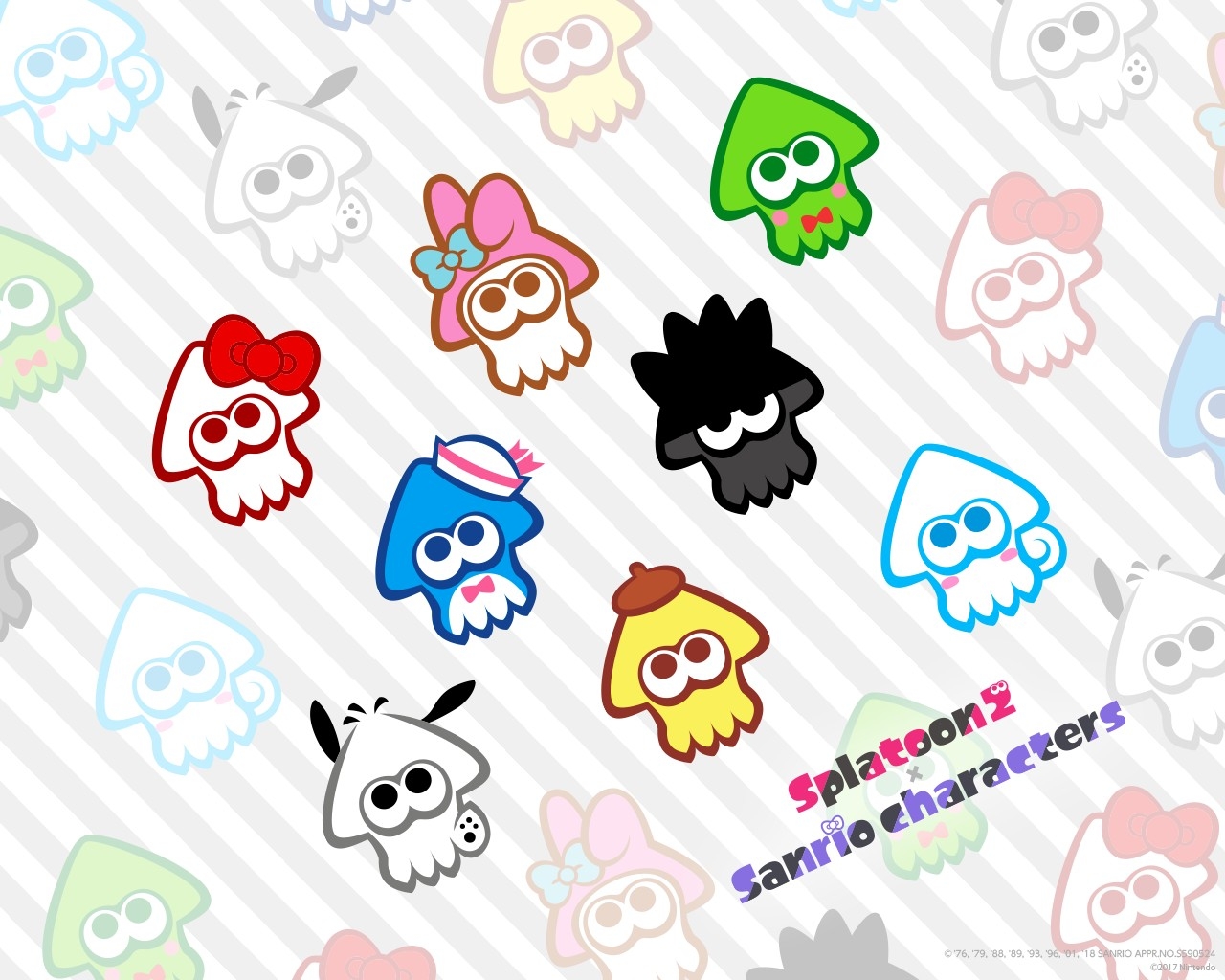 1280x1030 Download This Adorable Splatoon 2 Sanrio Characters Wallpaper, Desktop