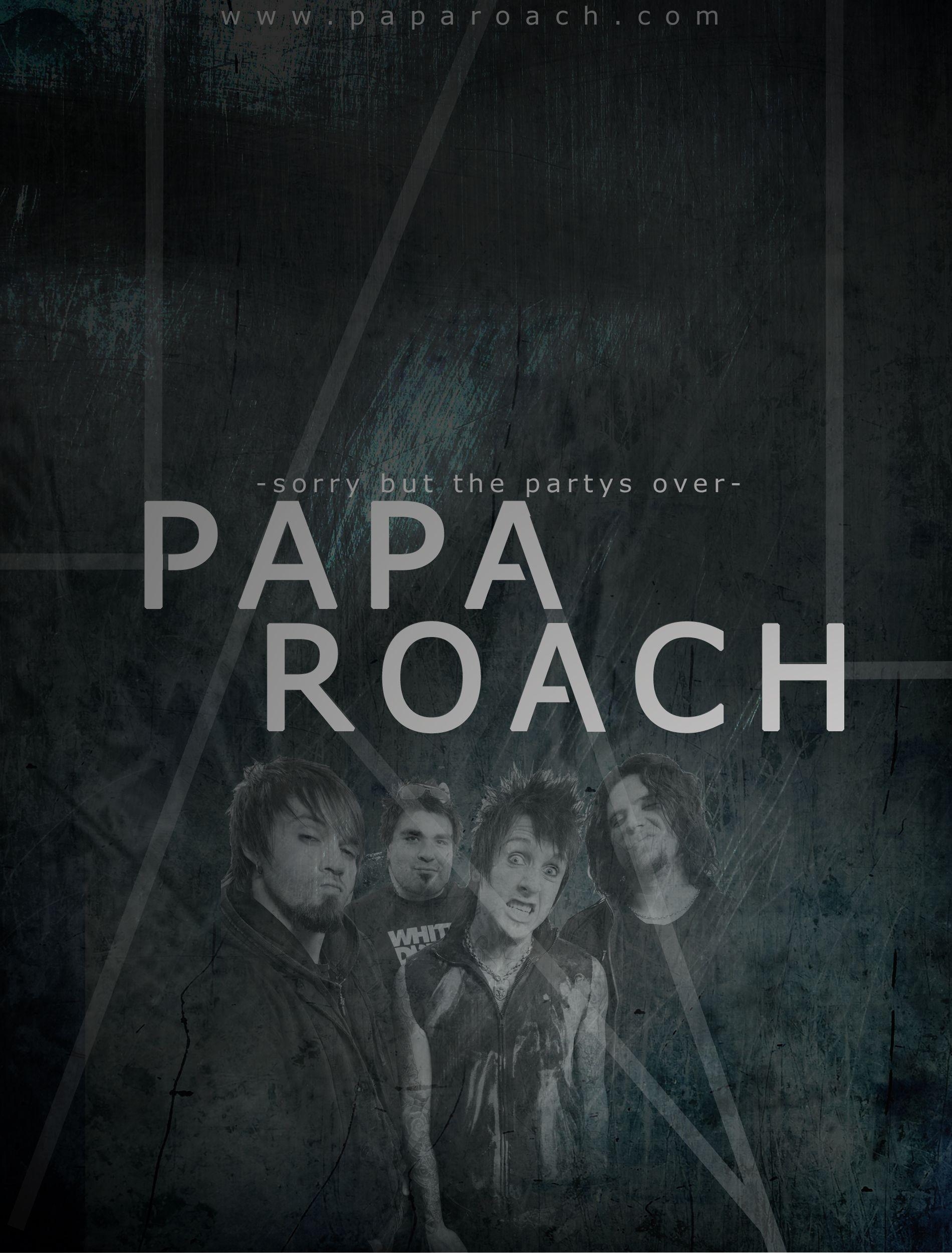 1900x2500 PAPA ROACH Poster By Fall Out Bro, Phone