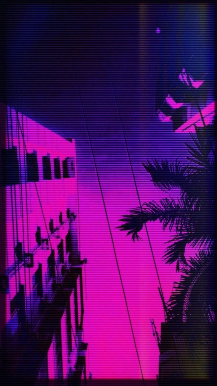 700x1250 Cute Purple. Vaporwave wallpaper, Retro wallpaper, Retro waves, Phone