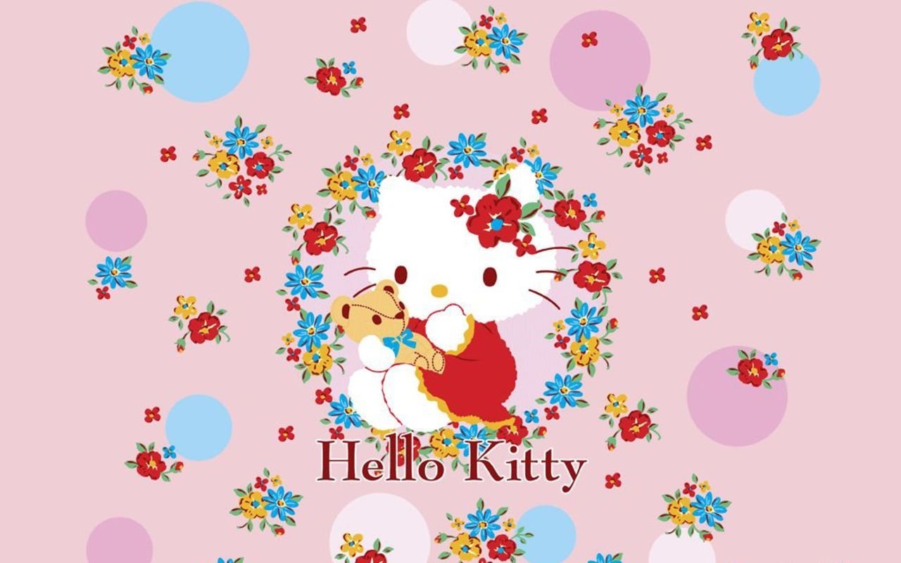 1280x800 Hello Kitty Spring Wallpaper, Desktop