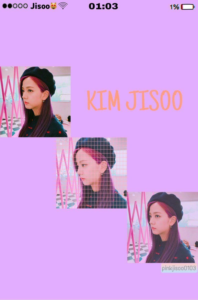 800x1200 PinkJisoo0103on Twitter: New wallpaper #BLACKPINK #KIMJISOO, Phone