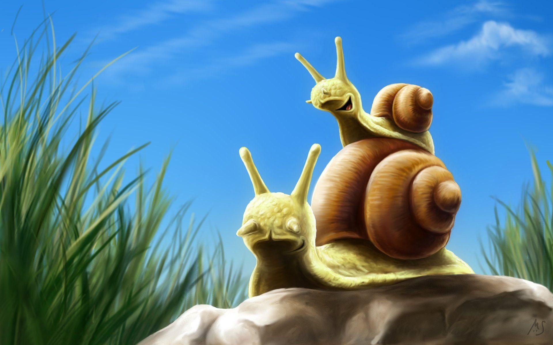 1920x1200 snails artwork  wallpaper High Quality Wallpaper, High, Desktop