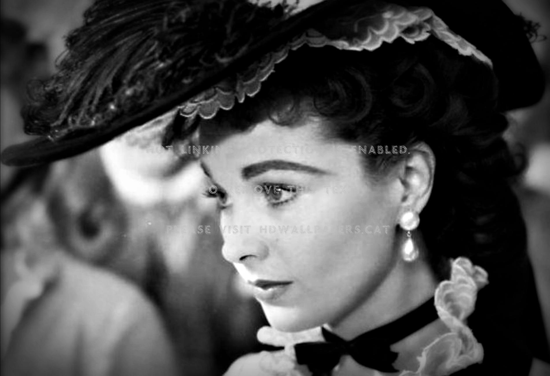 1900x1300 vivien leigh scarlet girl white woman hat, Desktop