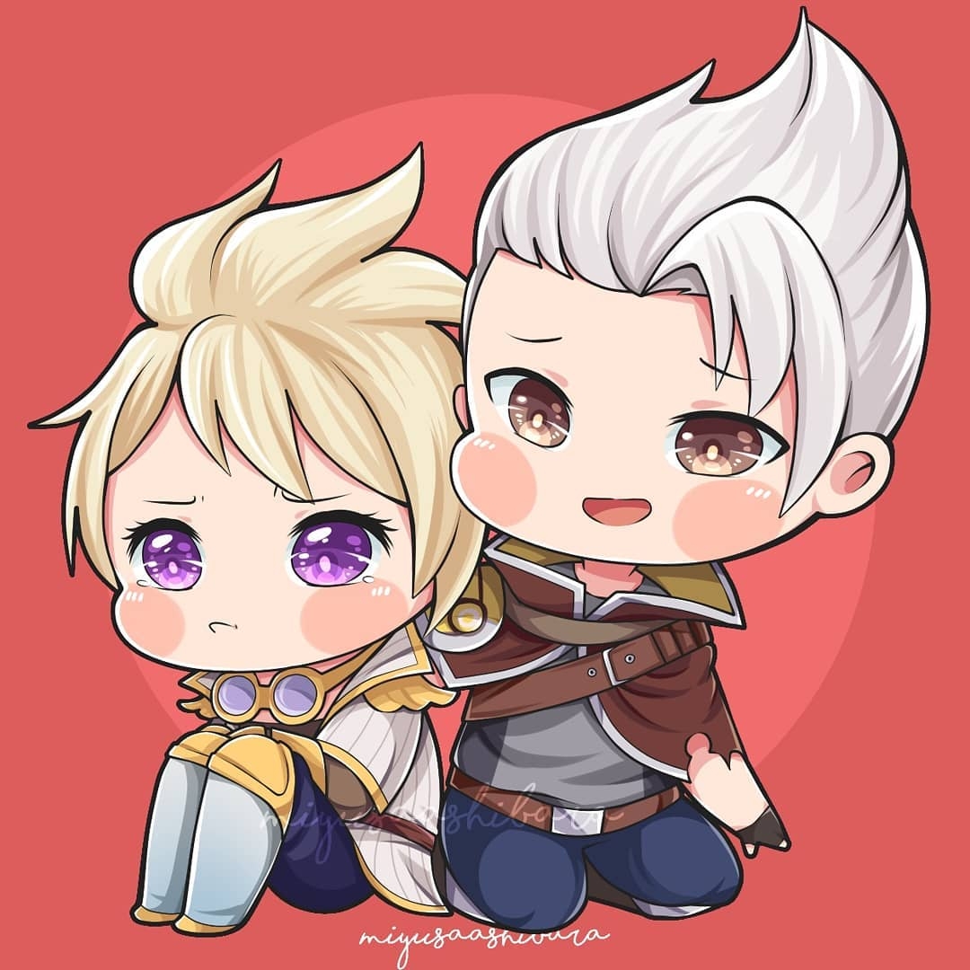 1080x1080 Wallpaper Heroes Mobile Legends Chibi, Phone