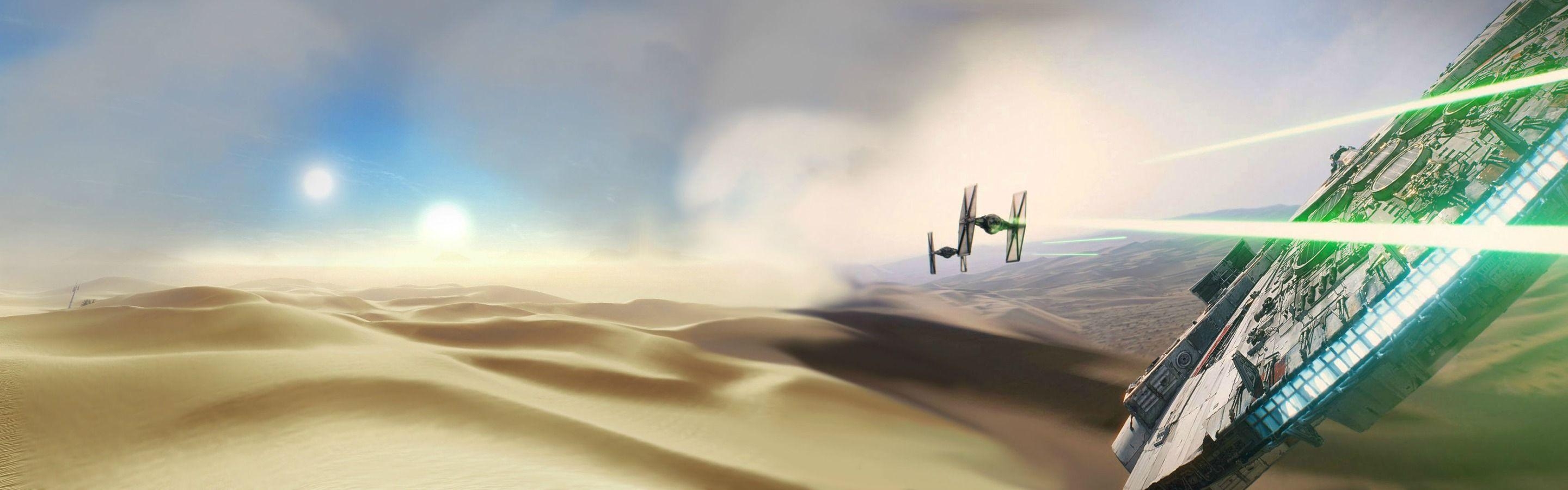 2880x900 Star Wars Dual Monitor Wallpaper, Dual Screen