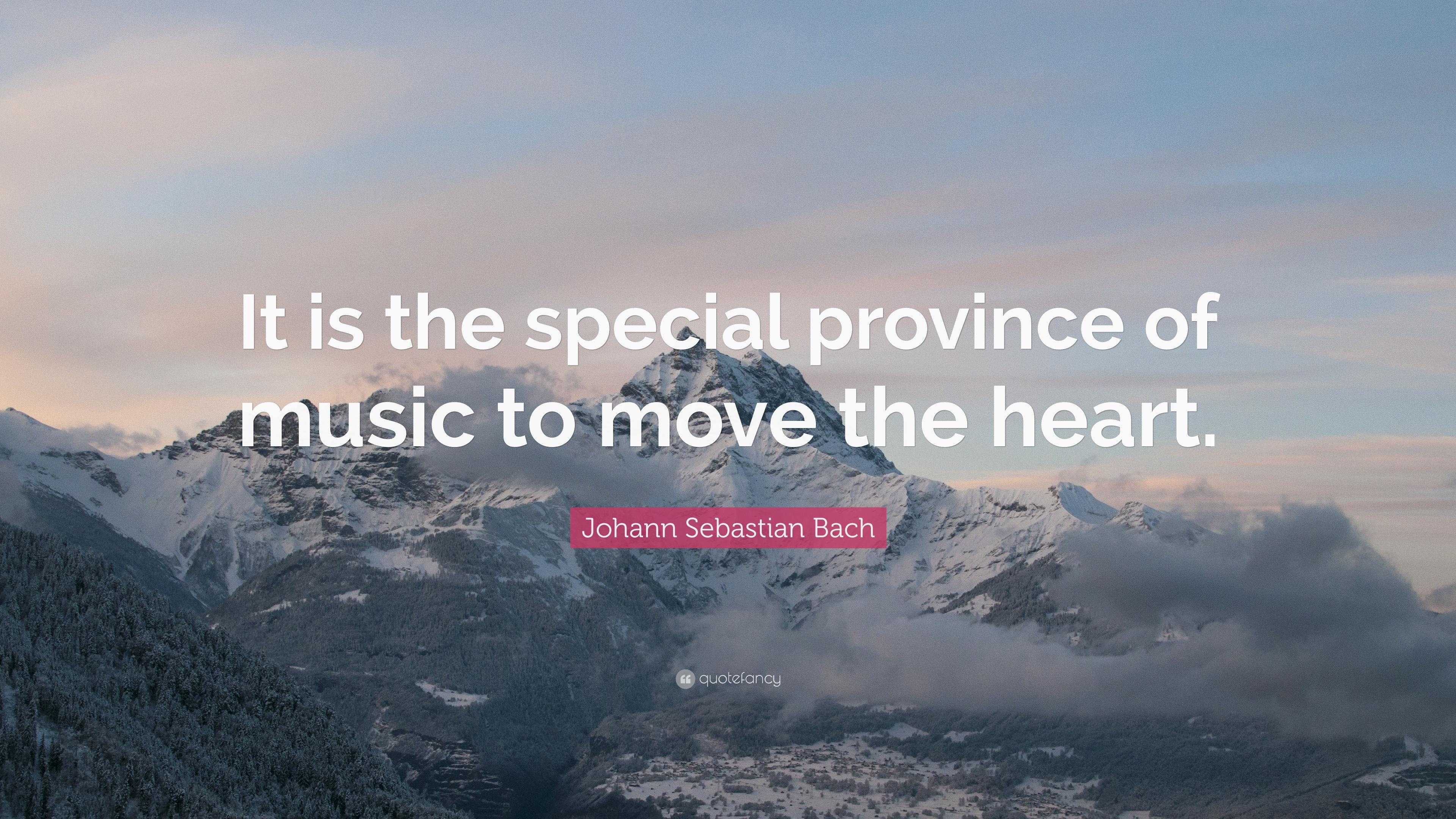 3840x2160 Johann Sebastian Bach Quote: “It is the special province of music to, Desktop