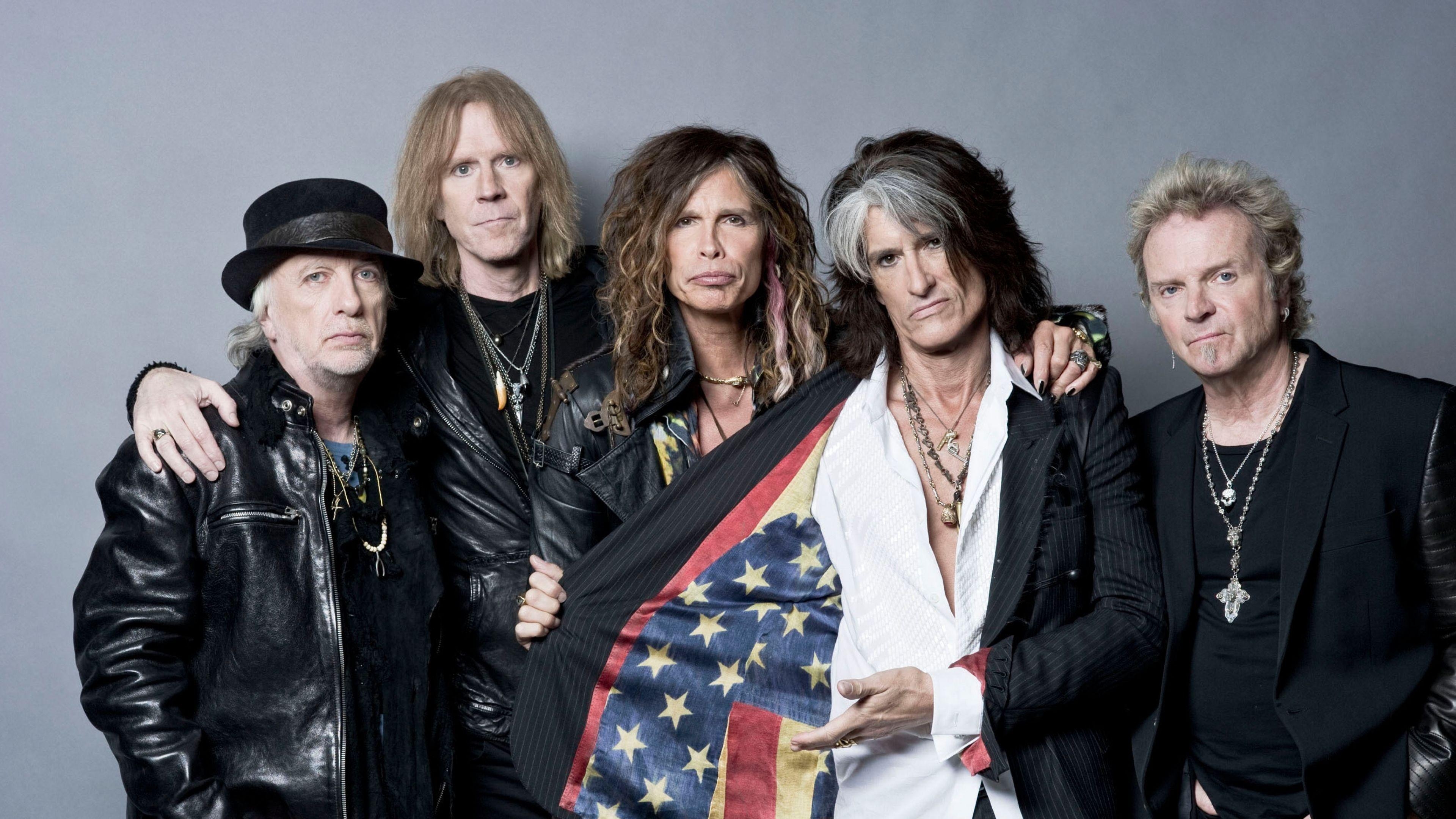 3840x2160 Download Wallpaper  Aerosmith, Rock band, Steven tyler, Desktop