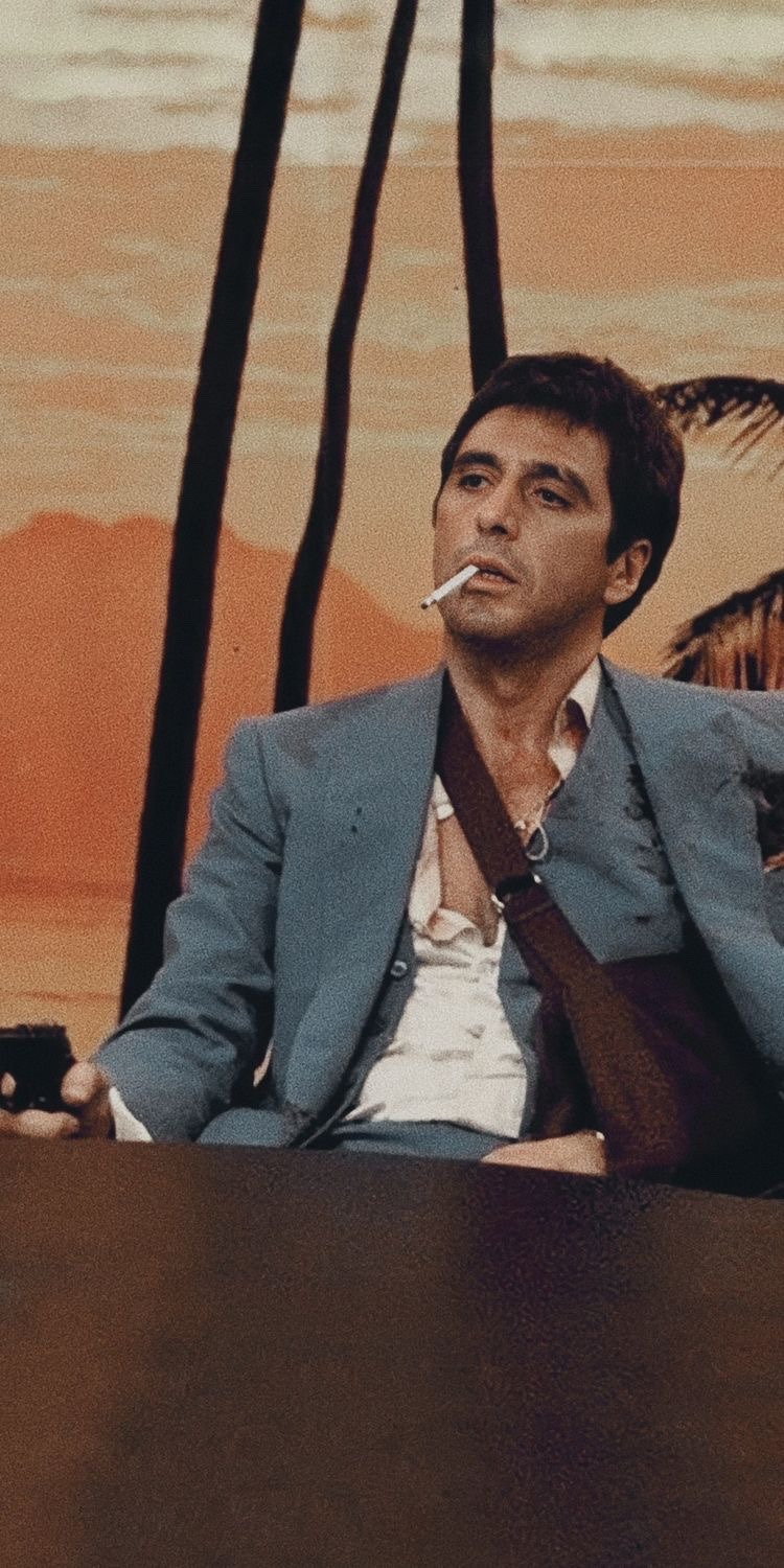 750x1500 Tony Montana. Wallpaper achtergronden, Phone