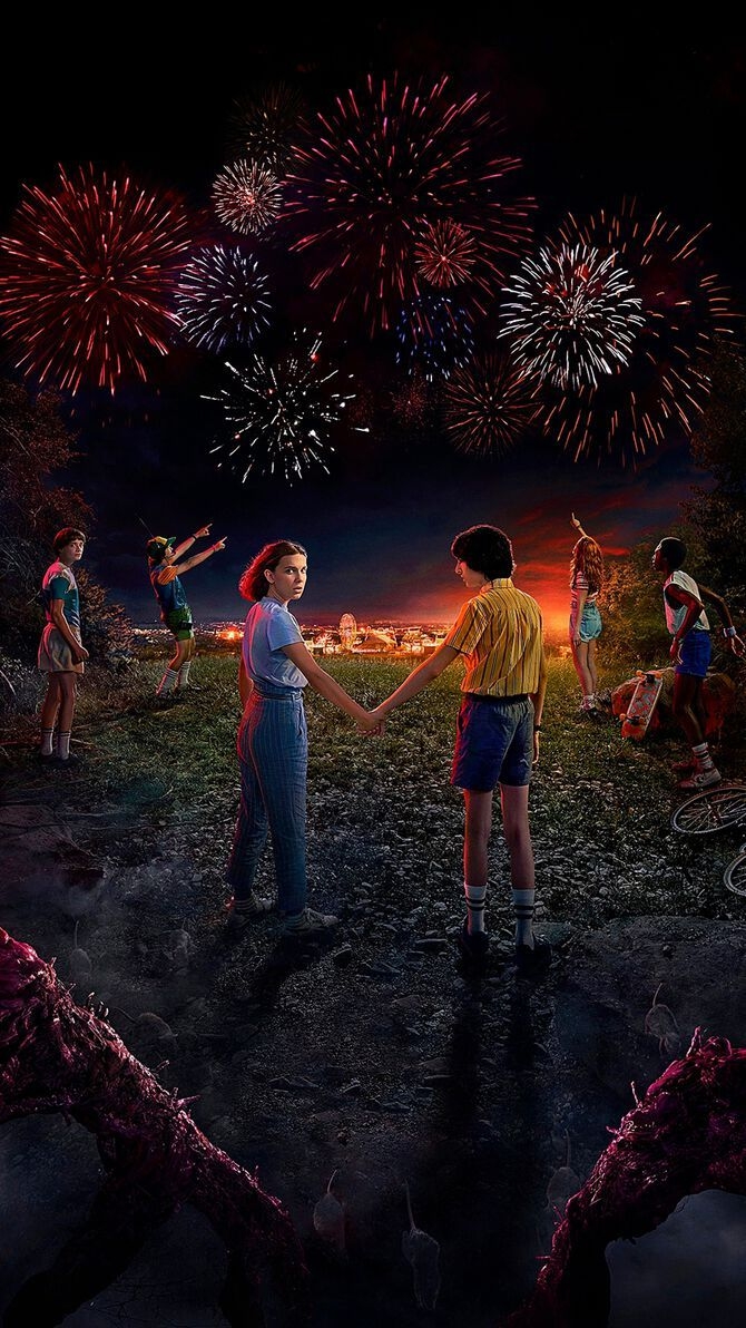 670x1200 Stranger Things Phone Wallpaper. Moviemania. Stranger things, Vintage posterler, Resim, Phone