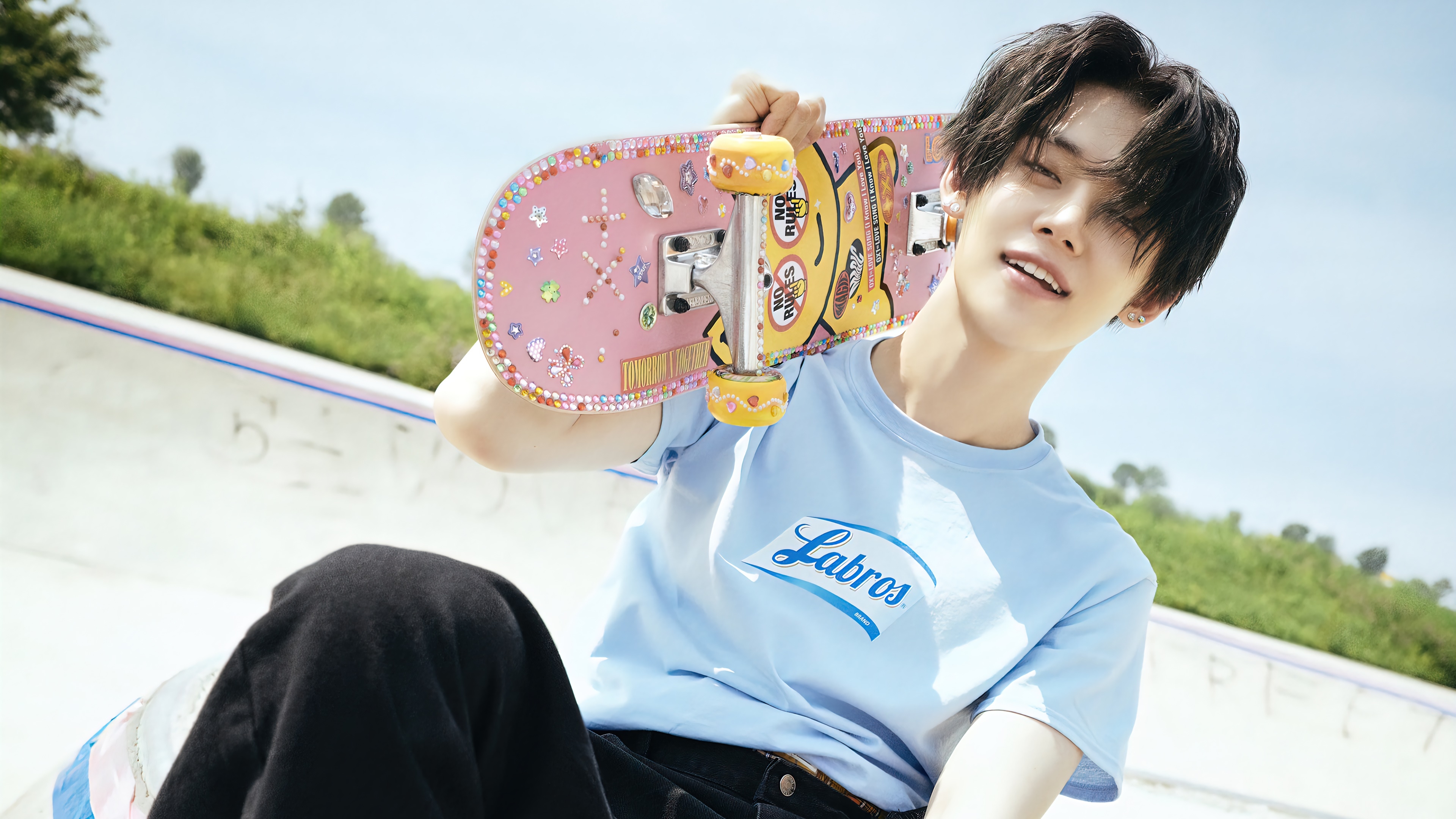 3840x2160 txt, kpop, yeonjun, loser=lover, Desktop