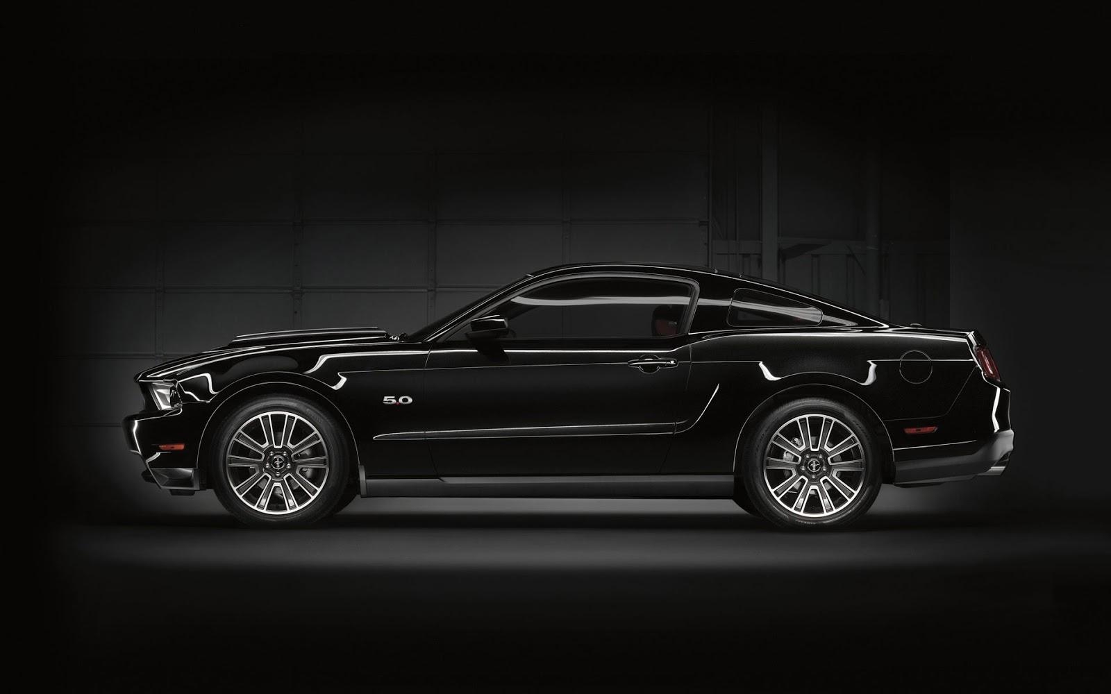 1600x1000 Black Mustang GT Wallpaper, Desktop