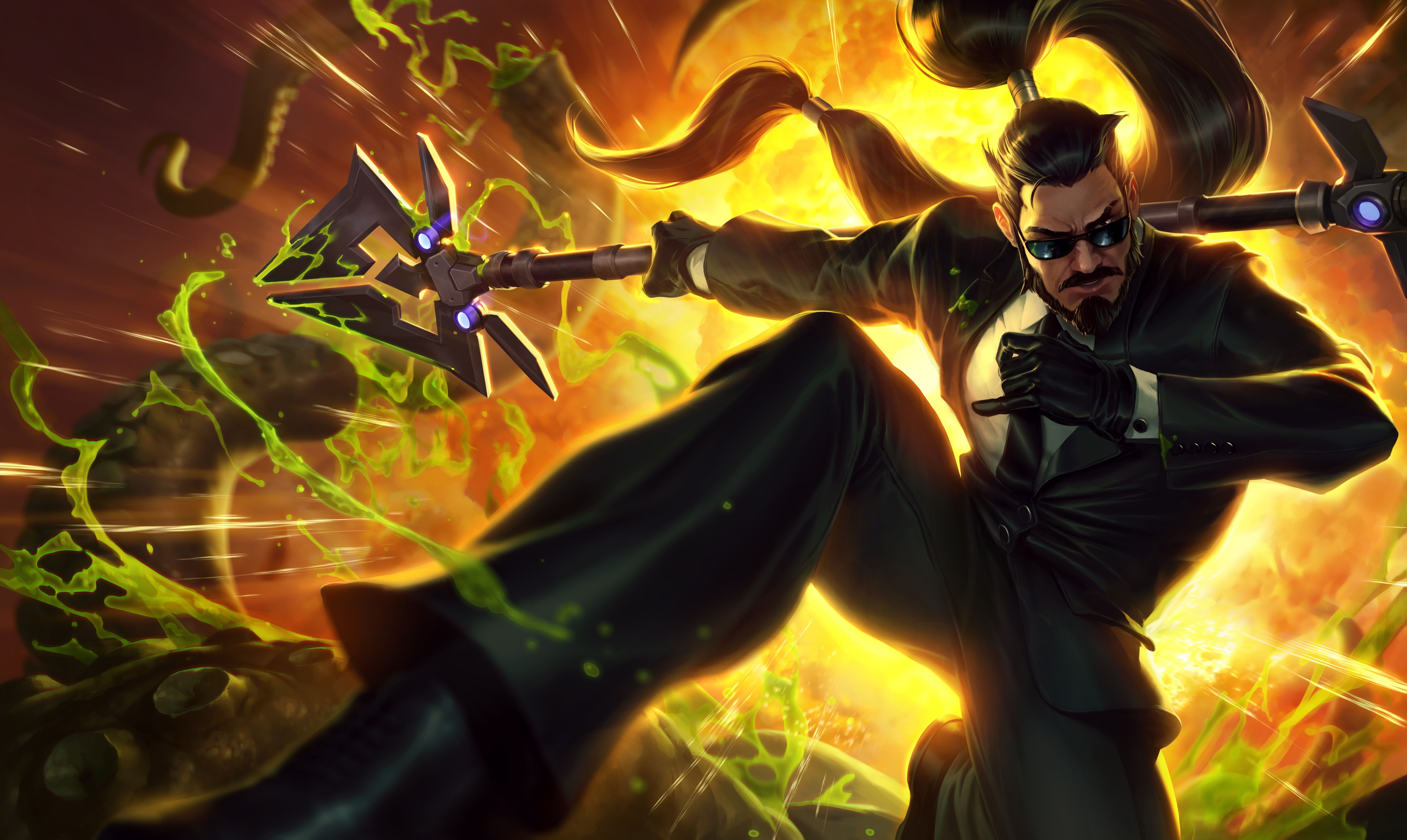 7000x4190 Secret Agent Xin Zhao, Desktop