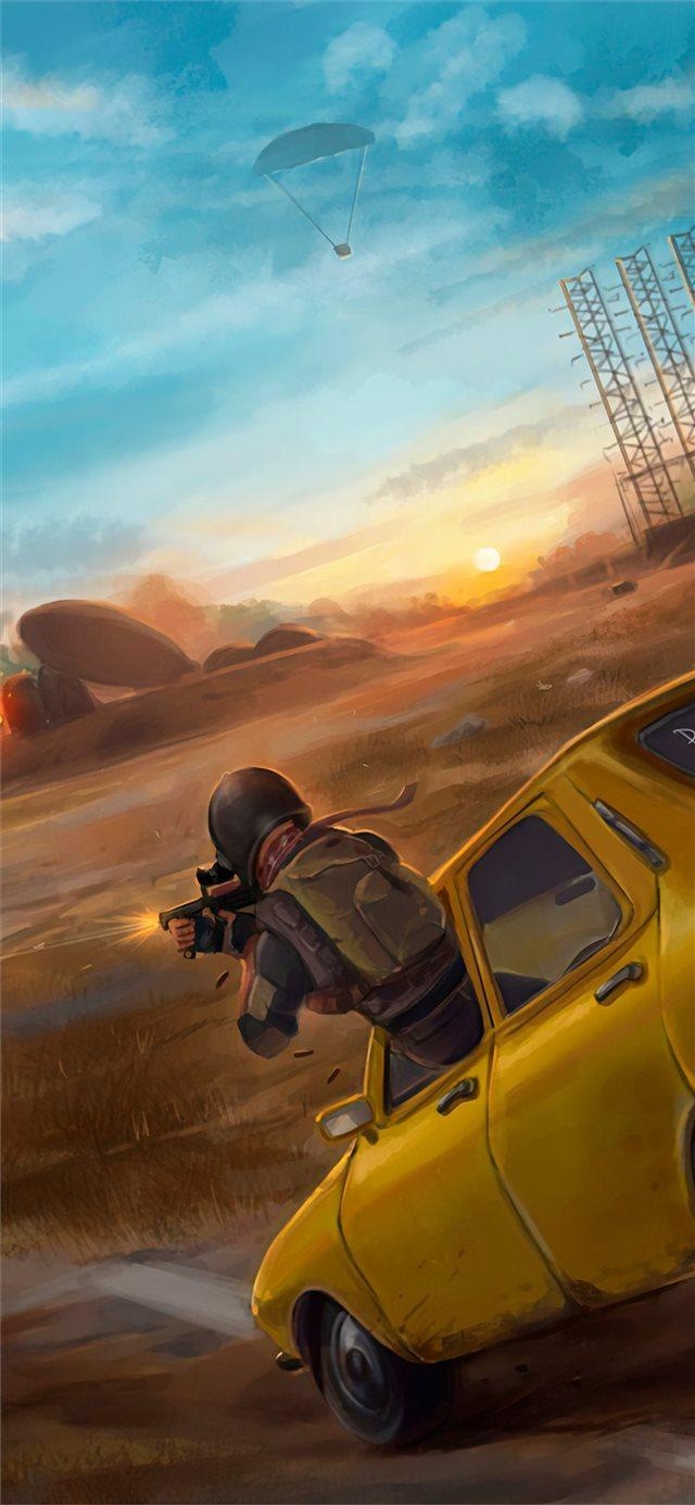 640x1390 pubg car fight 4k iPhone X Wallpaper Free Download, Phone