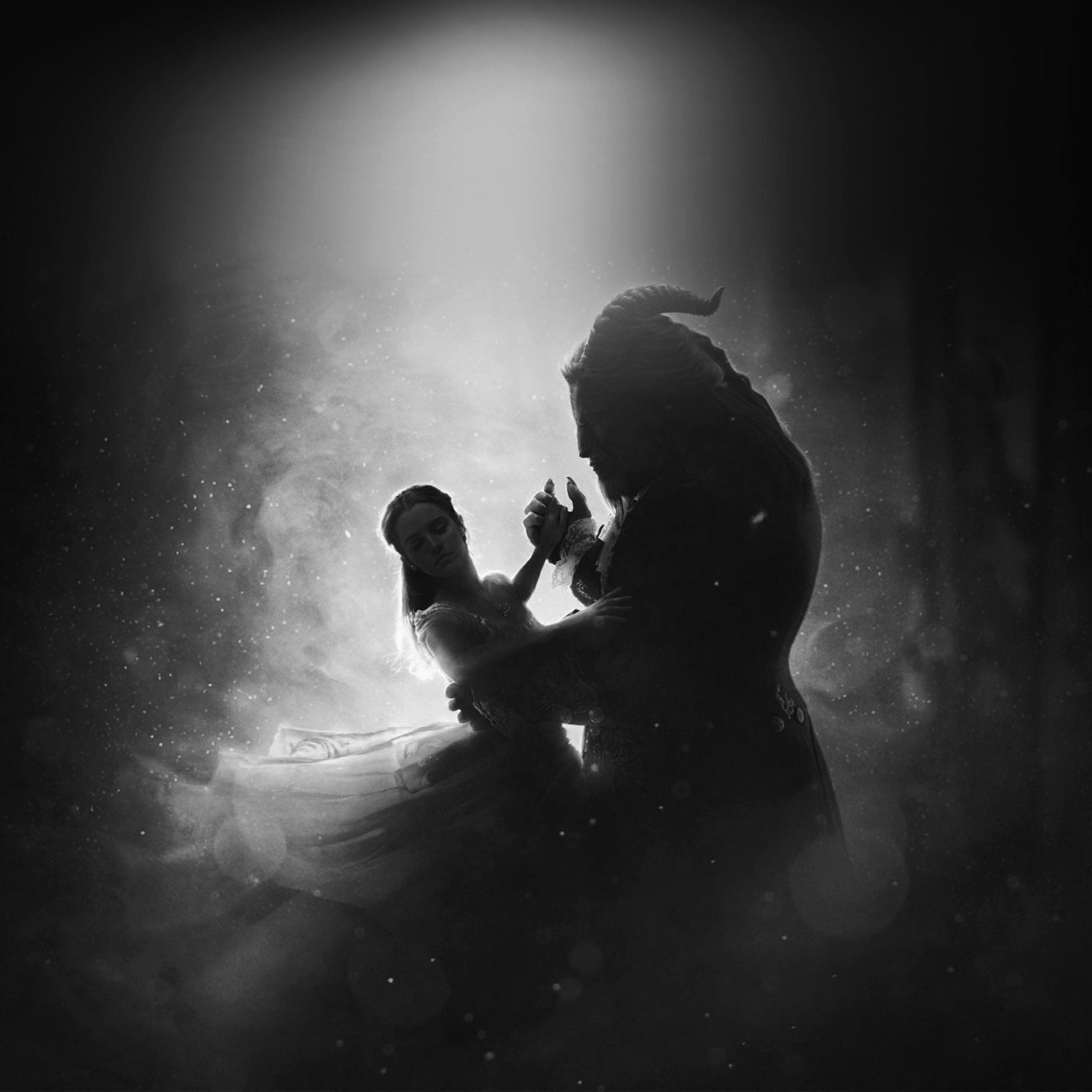 2740x2740 Beauty and the Beast Wallpaper, Phone