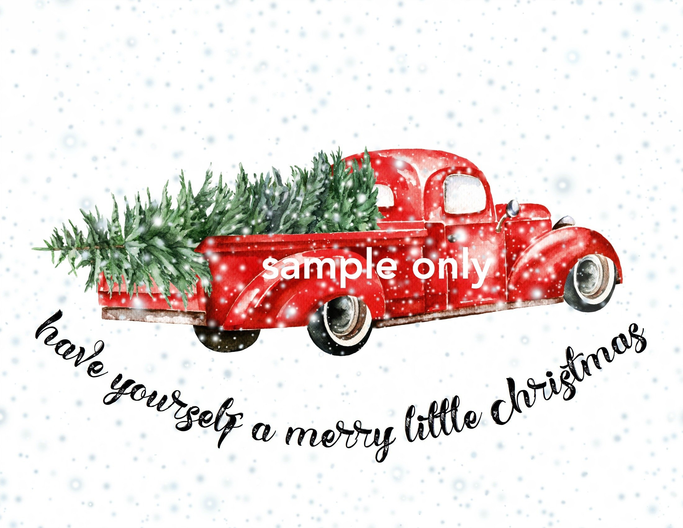 2200x1700 Free Vintage Truck Christmas Printables. The Happy Housie, Desktop