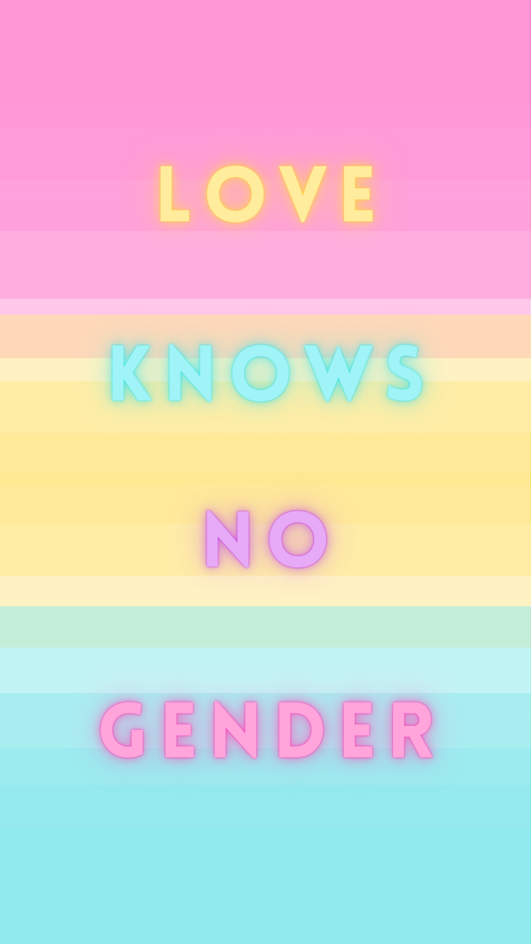 1080x1920 Cute Phone Wallpaper I've Made For Friends And Self. Pansexual, Transgender, Genderfluid And Non Binary. Help Yourselves. Xo: Lgbt, Phone