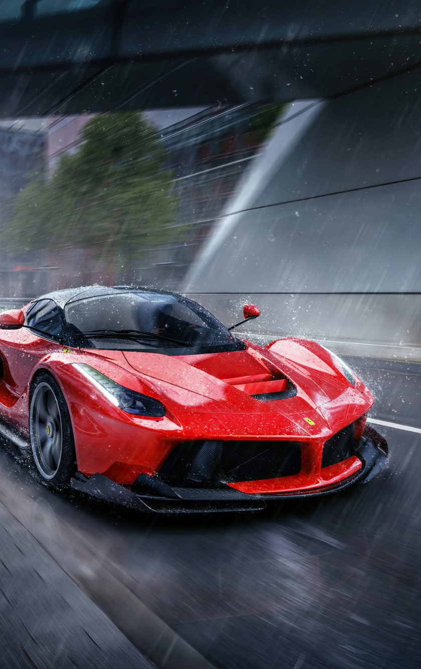 840x1340 Download wallpaper  laferrari in rain, sport car, iphone iphone 5s, iphone 5c, ipod touch,  HD background, 26952, Phone