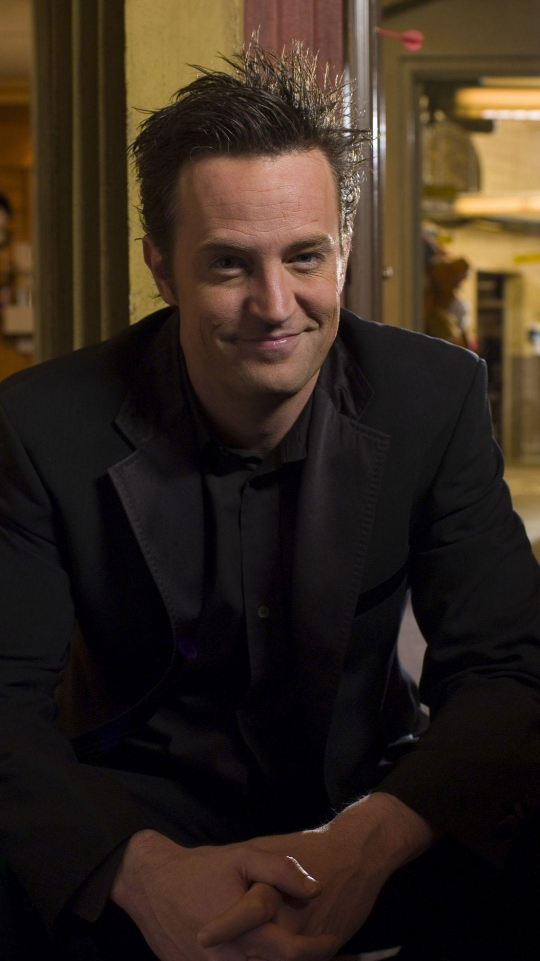 1080x1920 Download Wallpaper  Matthew perry, Actor, Smile, Long, Phone